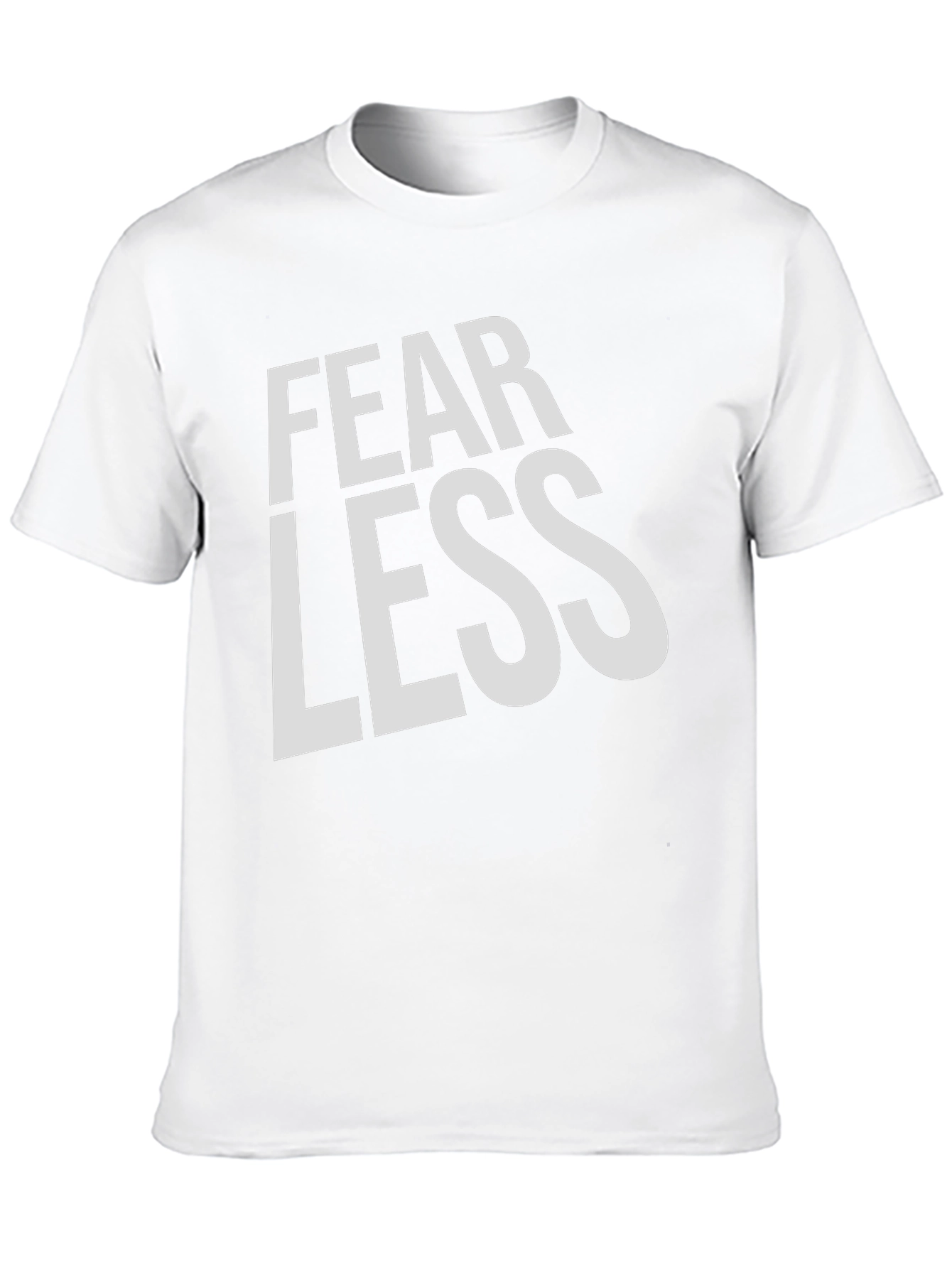 Fearless Black Graphic Tee Shirt