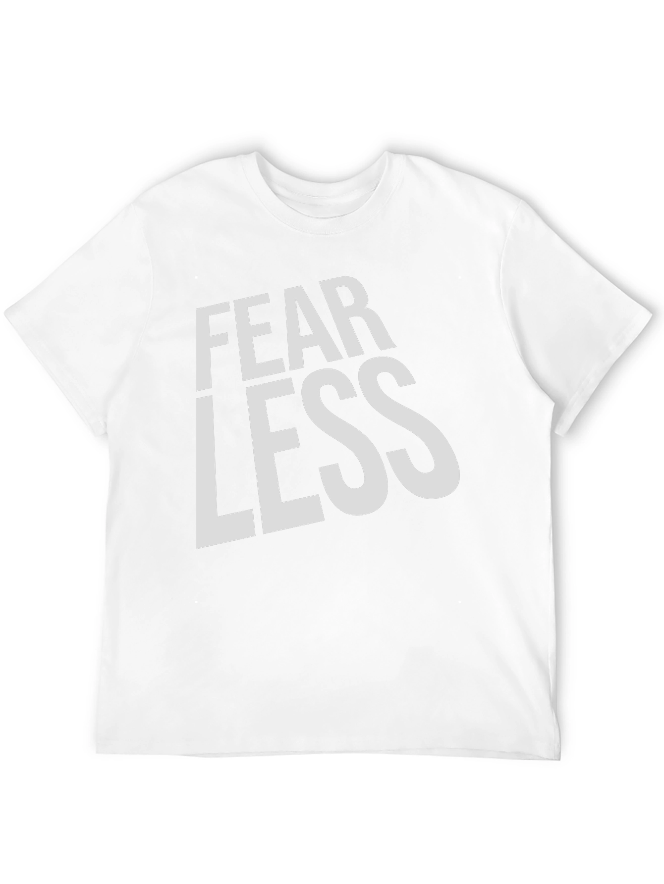 Fearless Black Graphic Tee Shirt
