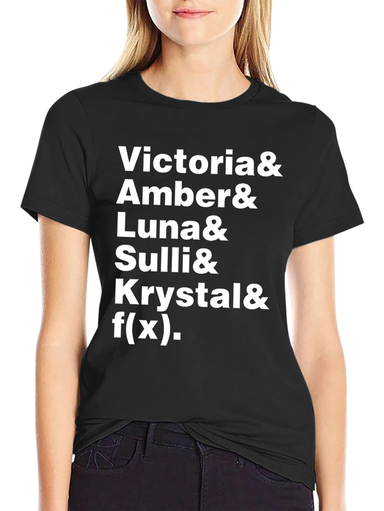 Victoria & Friends Black Graphic Tee
