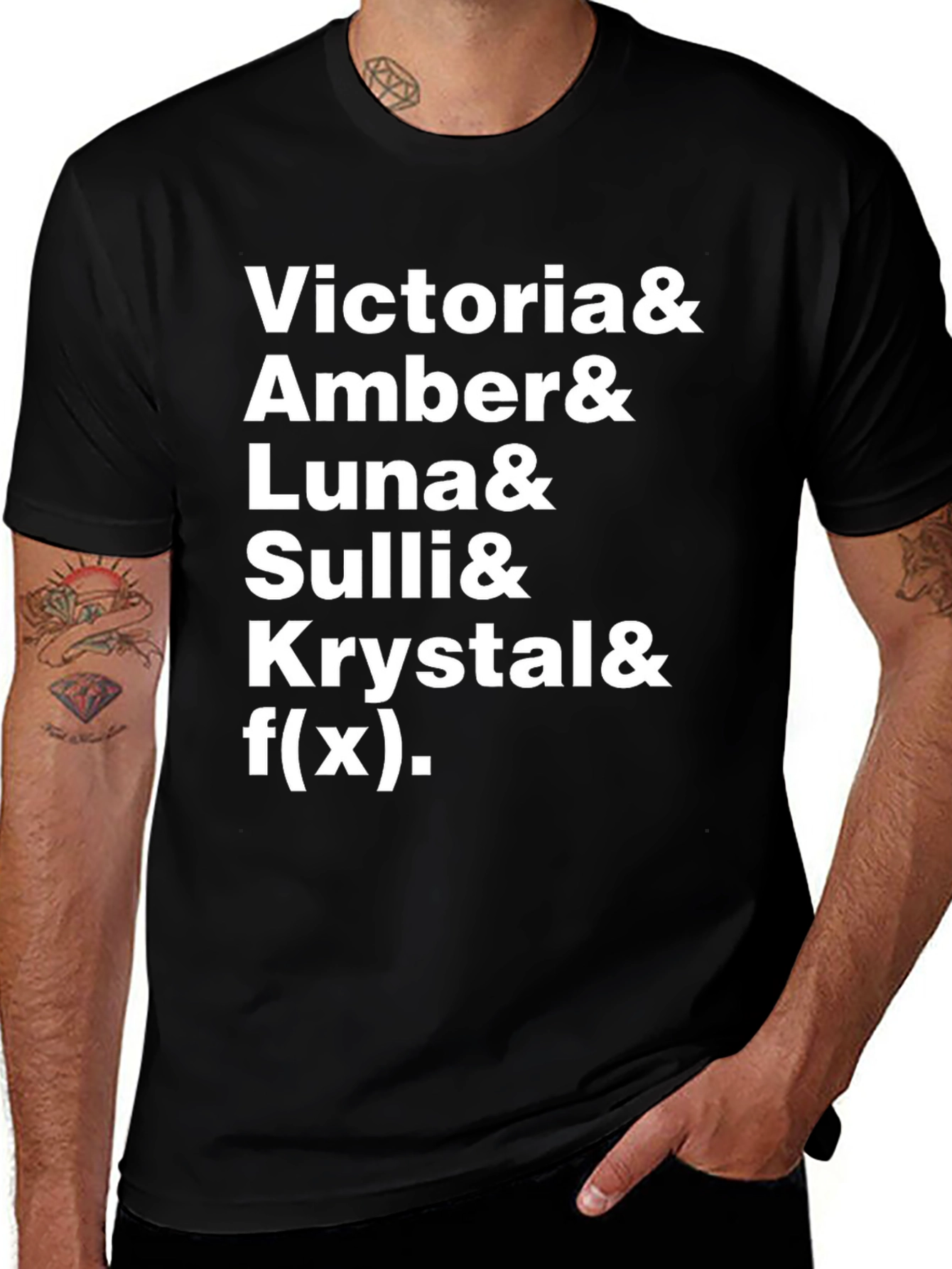 Victoria & Friends Black Graphic Tee