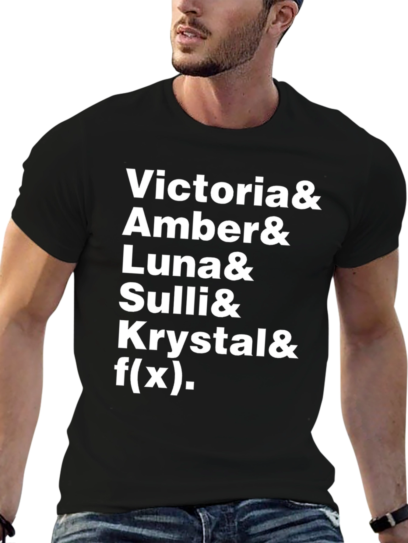 Victoria & Friends Black Graphic Tee