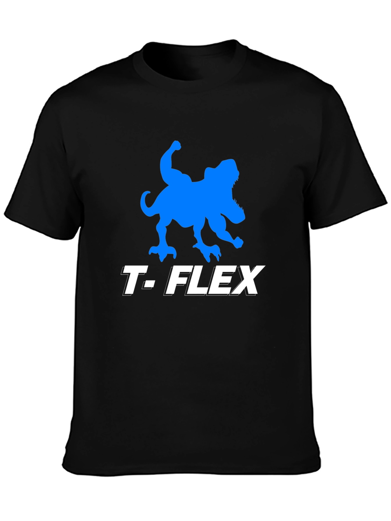T-Flex Dinosaur Black T-Shirt