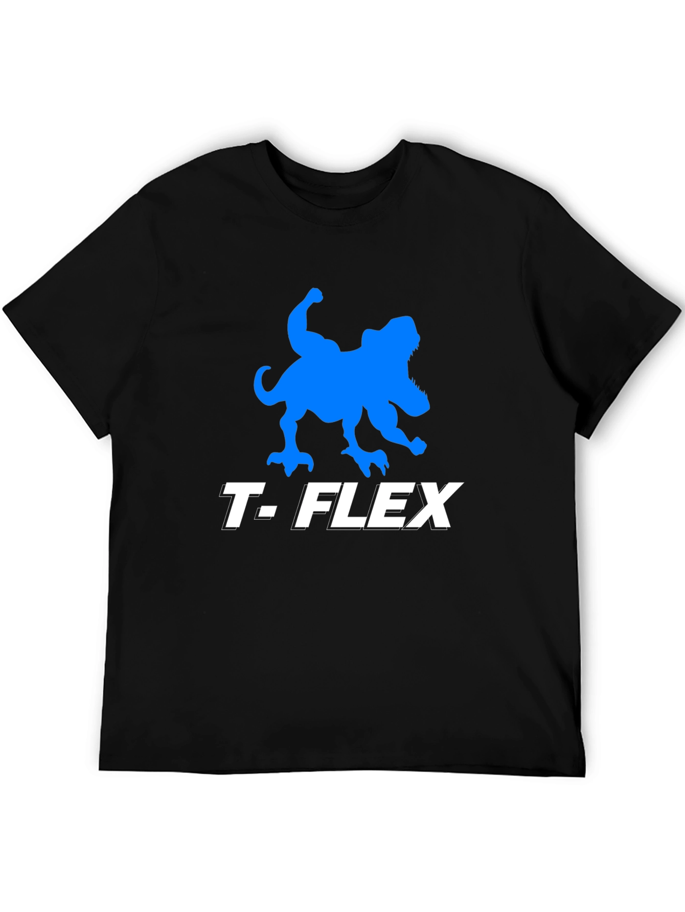 T-Flex Dinosaur Black T-Shirt
