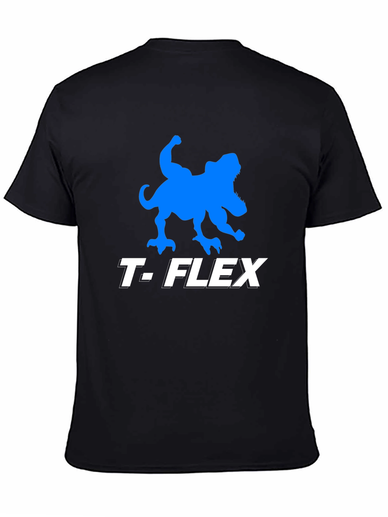 T-Flex Dinosaur Black T-Shirt