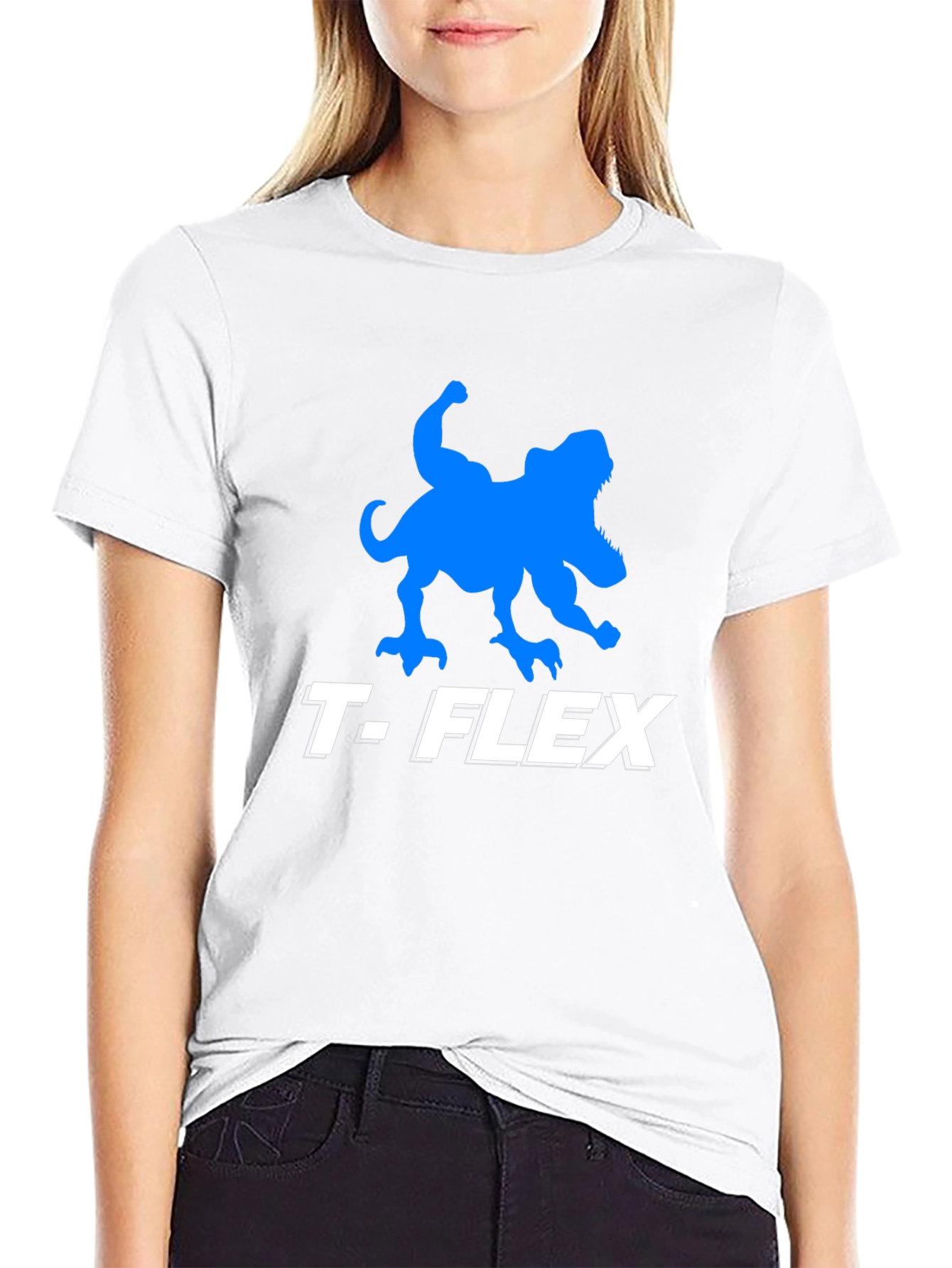 T-Flex Dinosaur Black T-Shirt