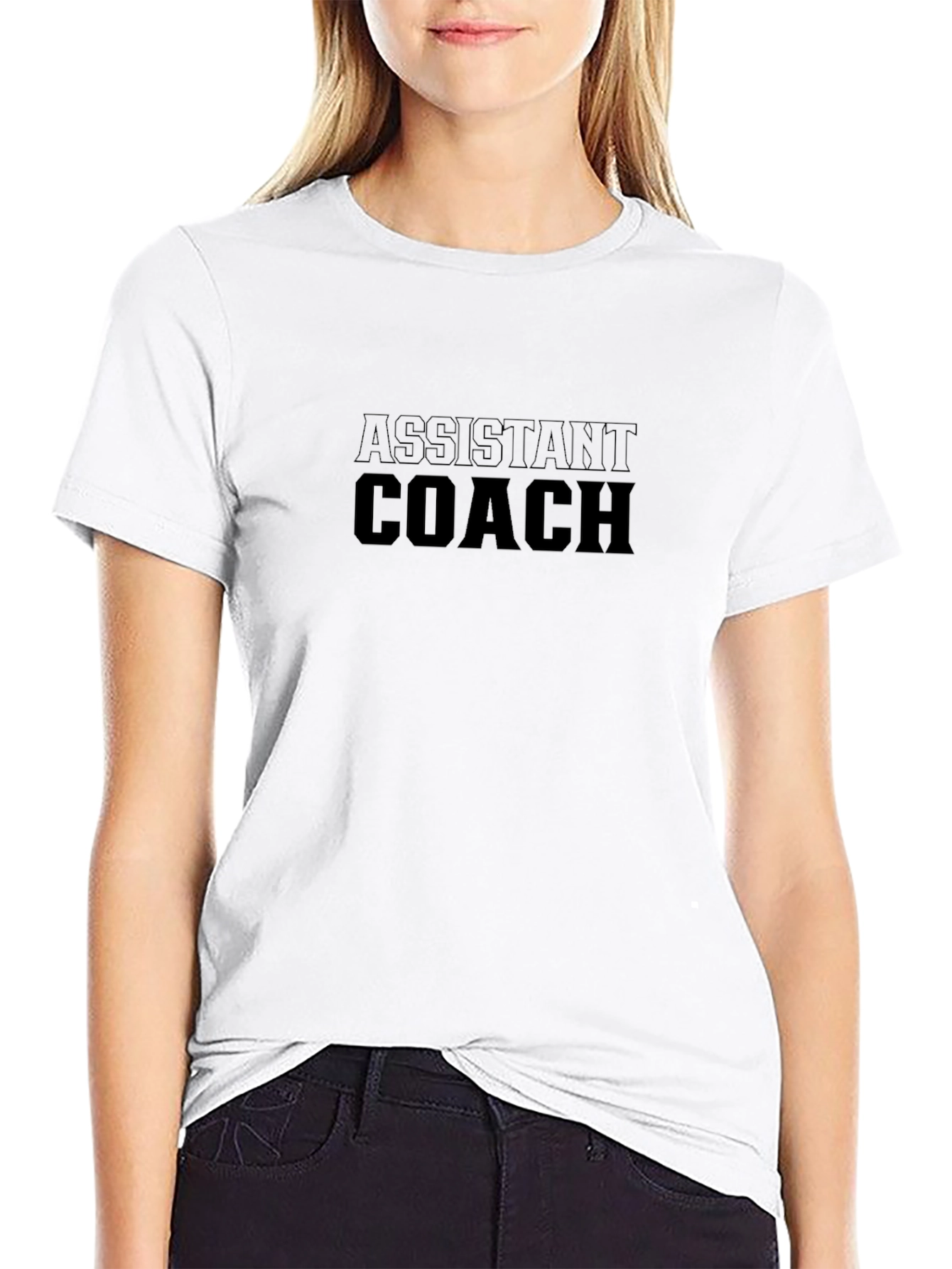Assistant Coach Black T-Shirt