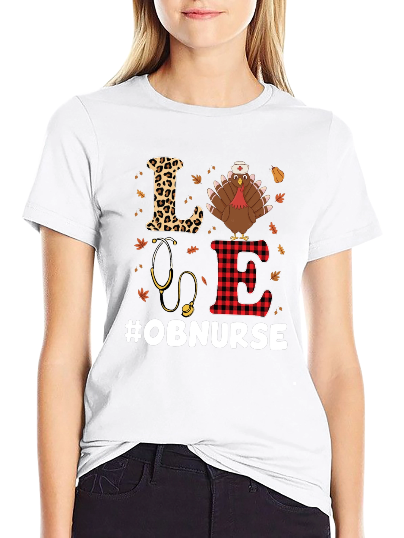 OB Nurse Thanksgiving T-Shirt