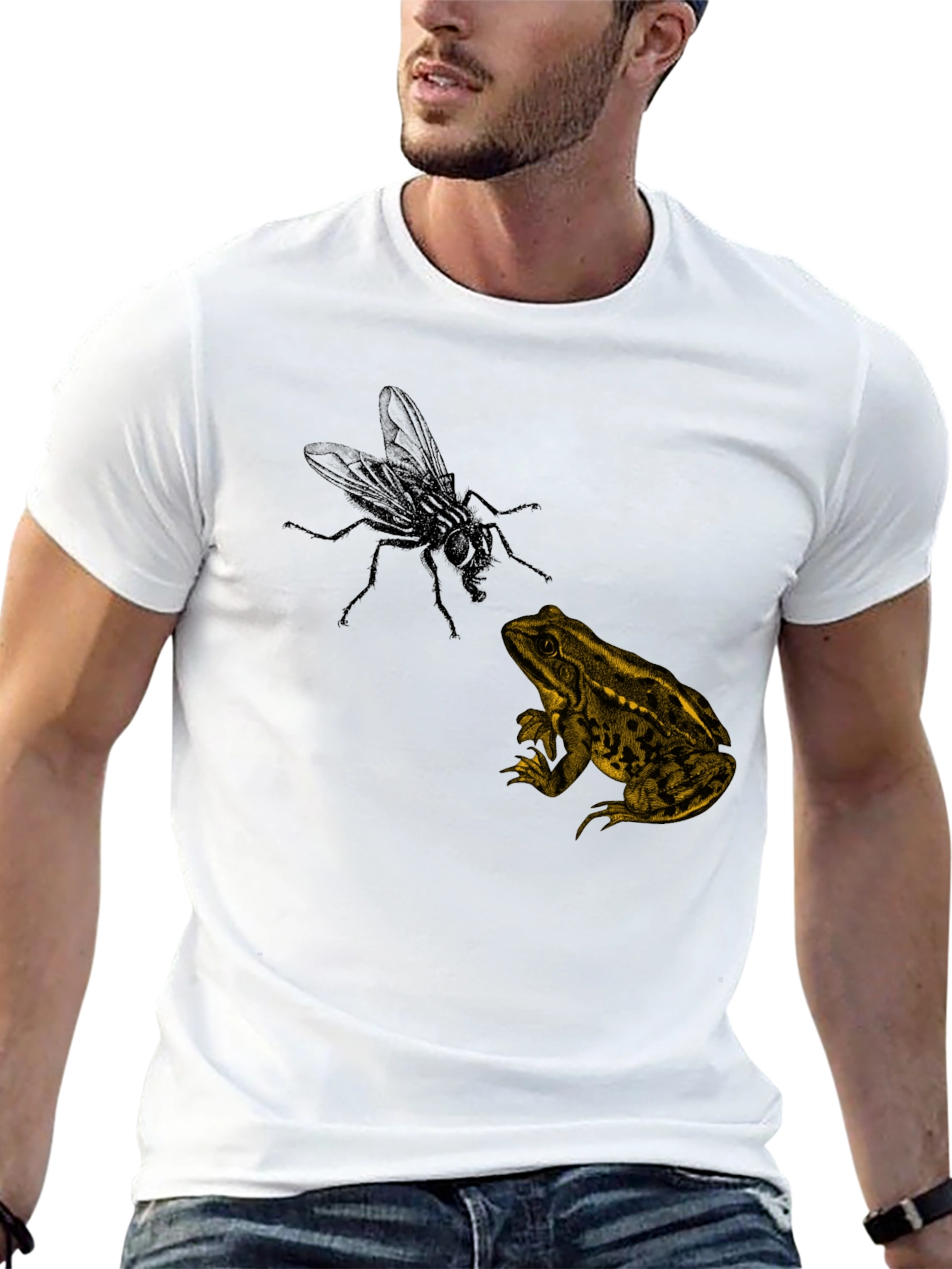 Frog and Fly Graphic Tee