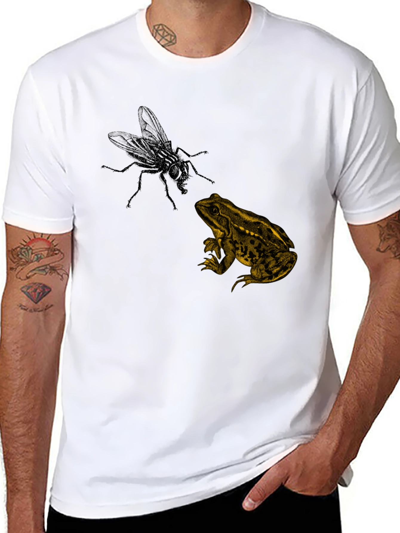 Frog and Fly Graphic Tee