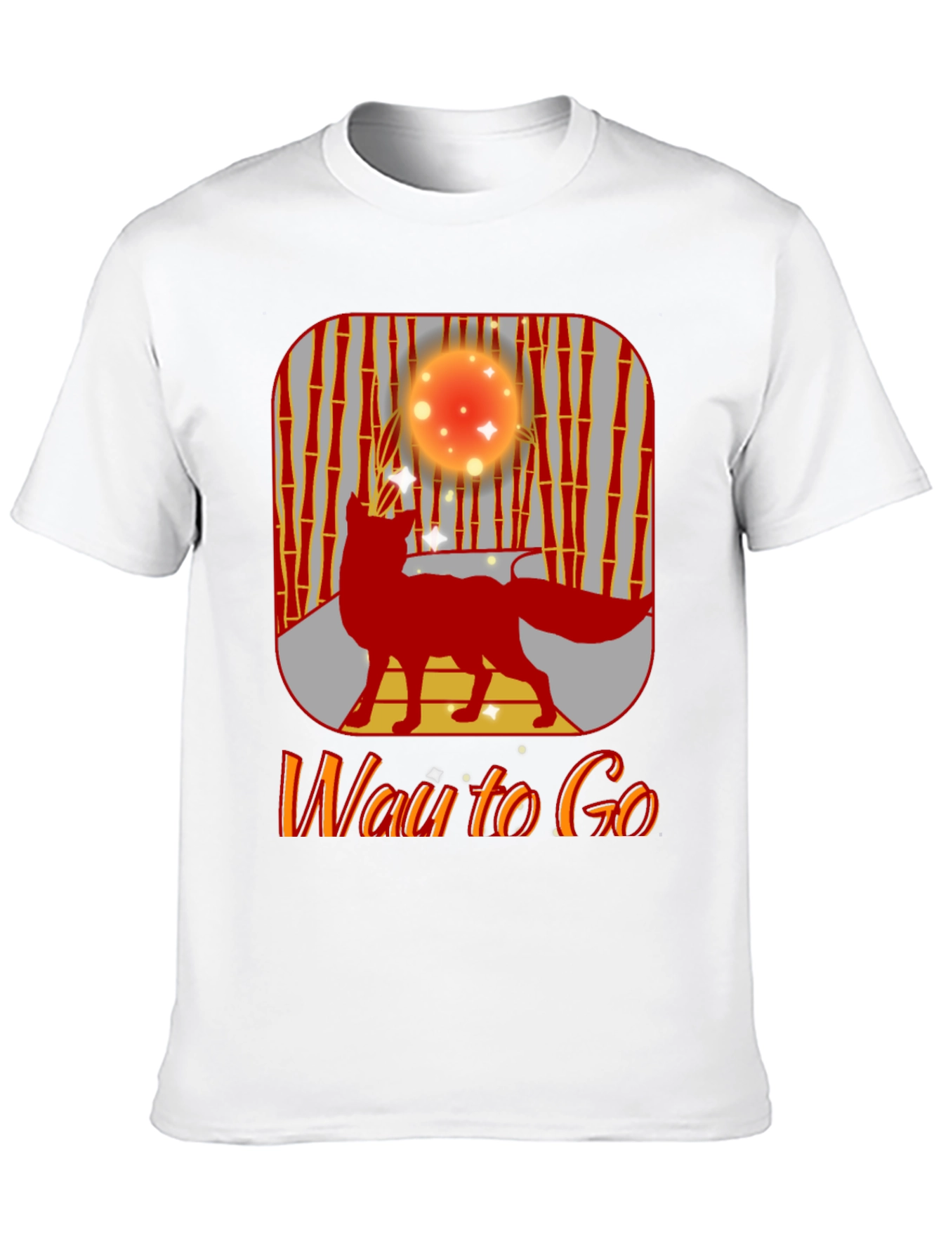 Whimsical Fox Graphic T-Shirt