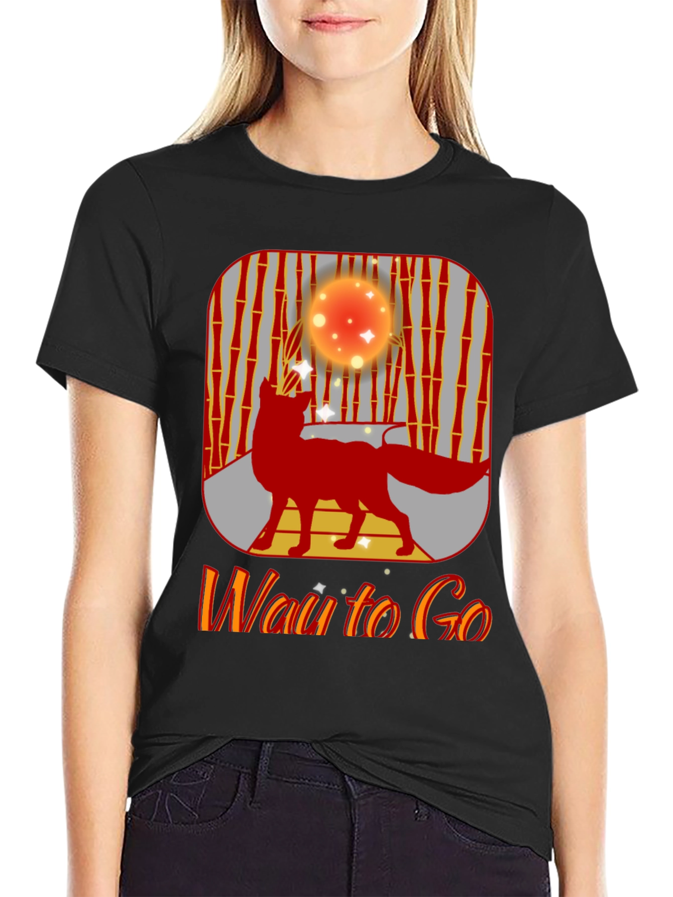Whimsical Fox Graphic T-Shirt