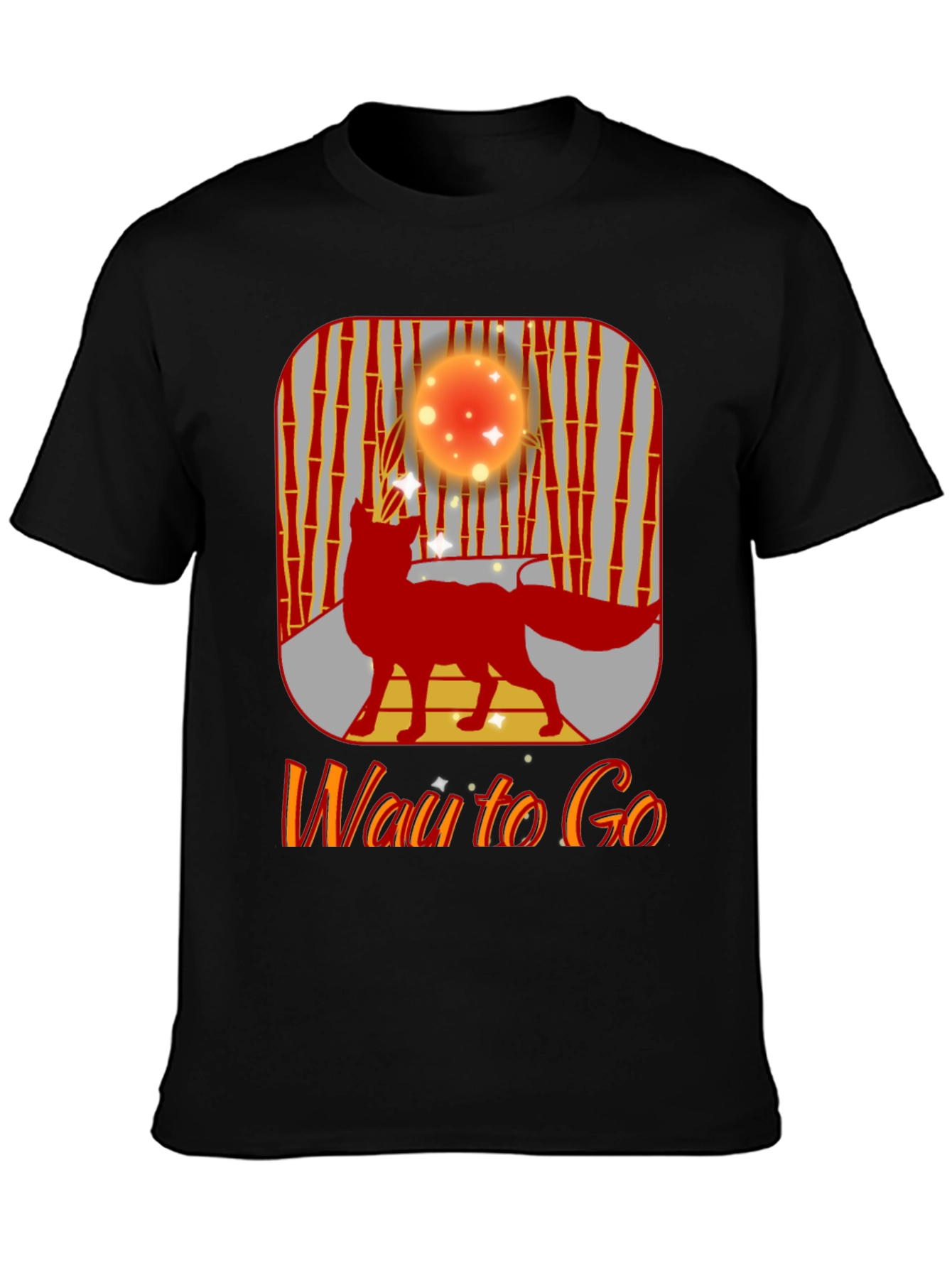 Whimsical Fox Graphic T-Shirt