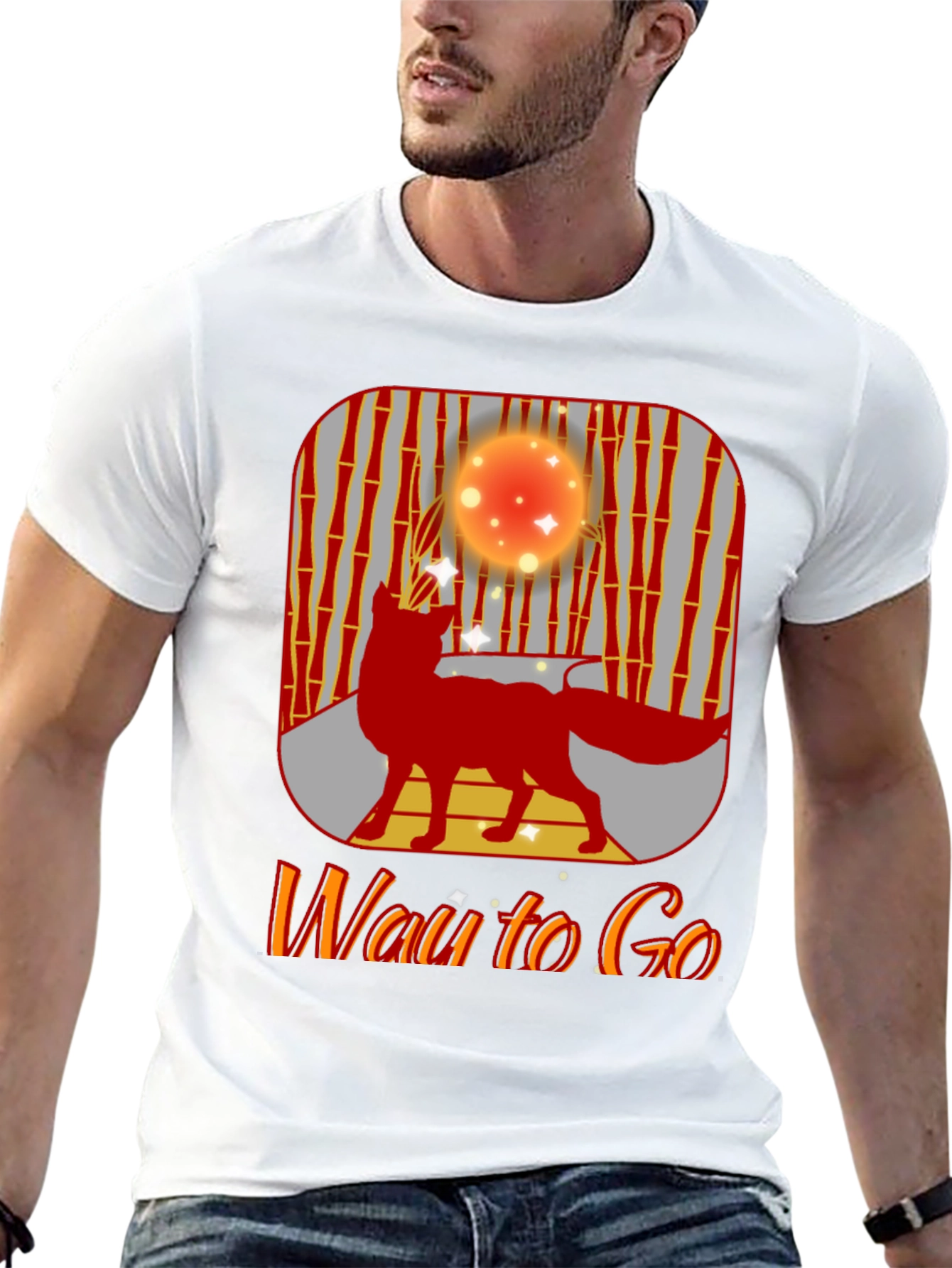 Whimsical Fox Graphic T-Shirt