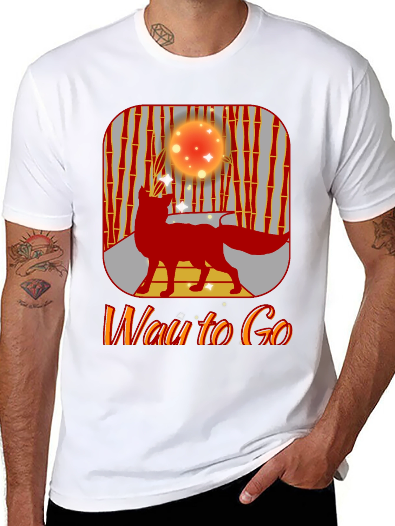 Whimsical Fox Graphic T-Shirt