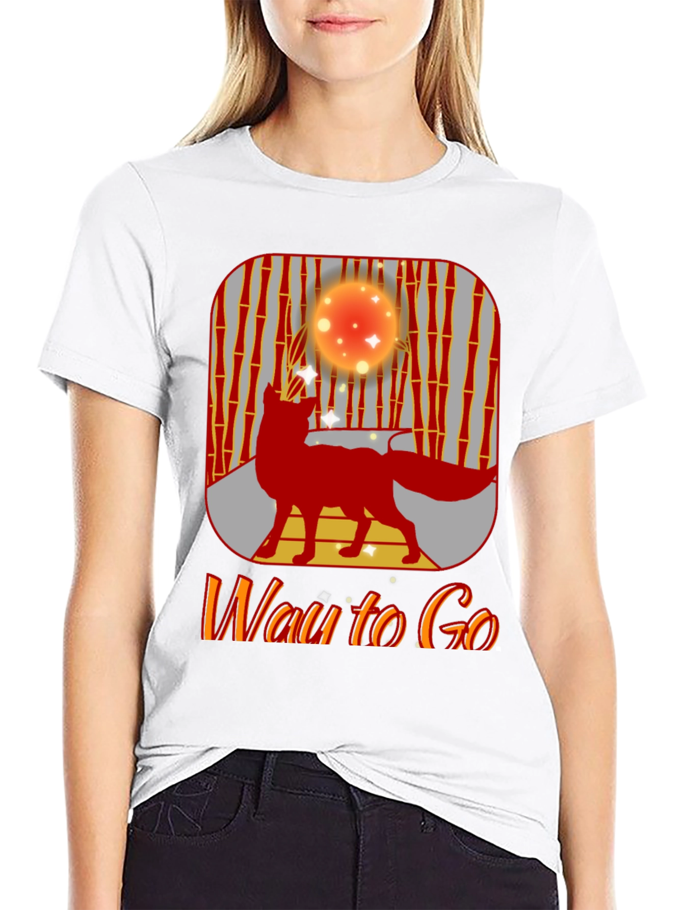 Whimsical Fox Graphic T-Shirt