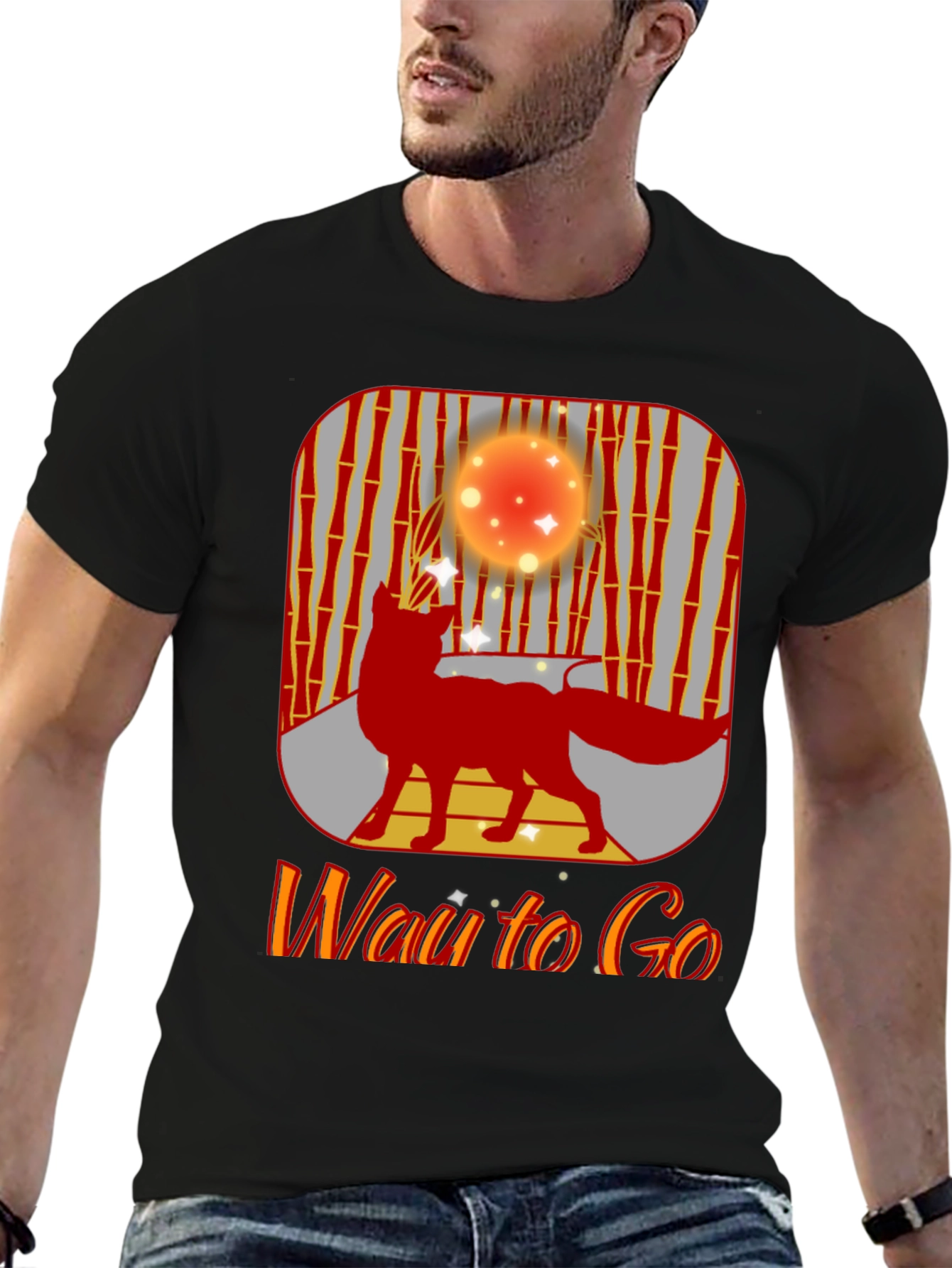 Whimsical Fox Graphic T-Shirt