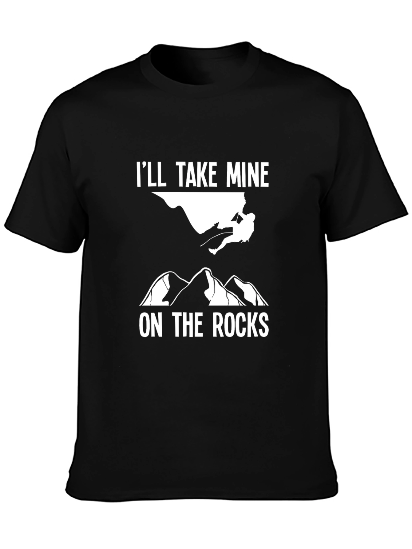 Ill Take Mine On The Rocks Graphic Tee