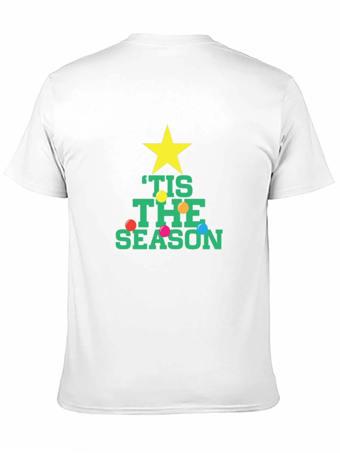 Tis The Season Christmas Tree Graphic Tee