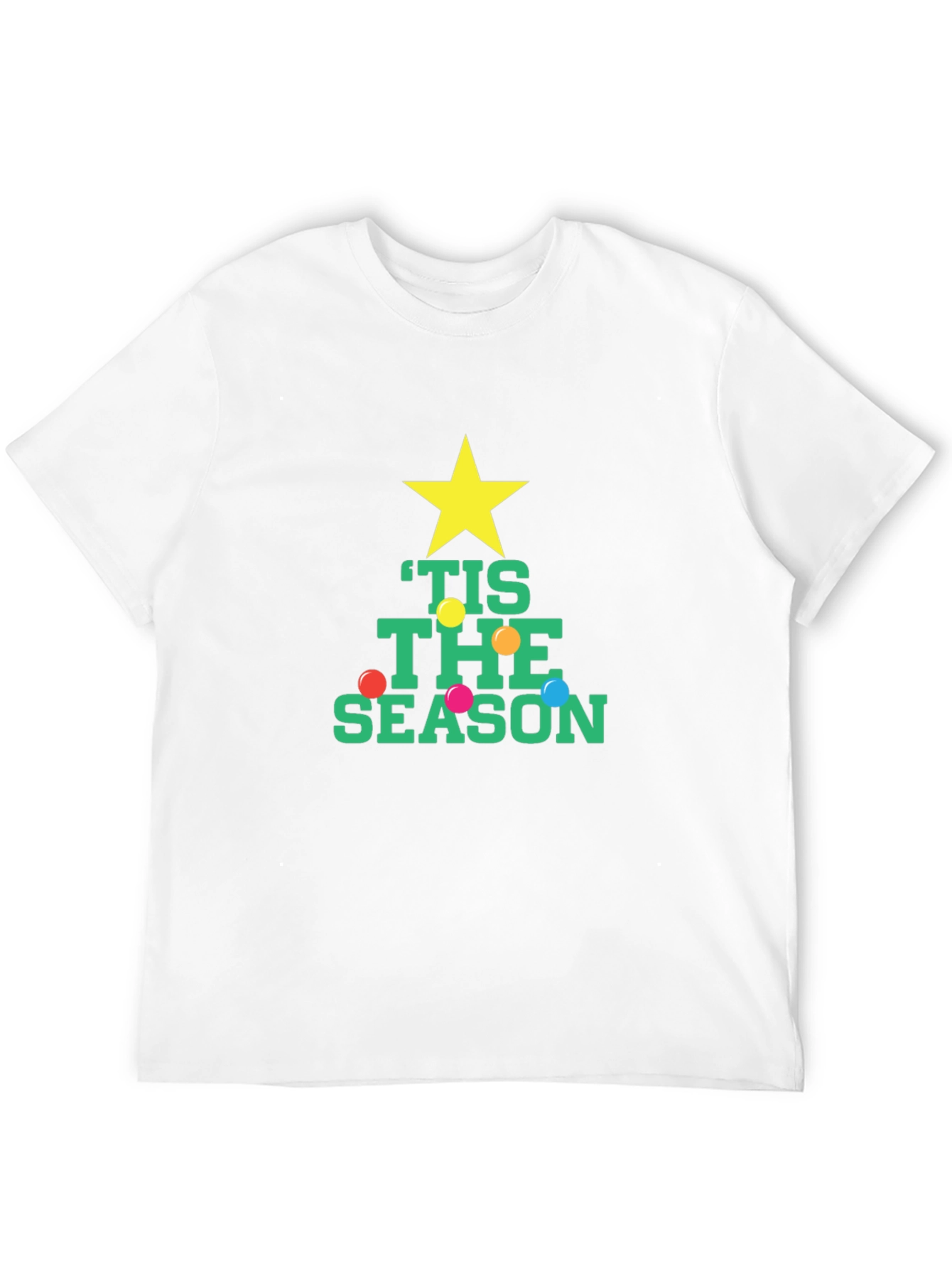 Tis The Season Christmas Tree Graphic Tee