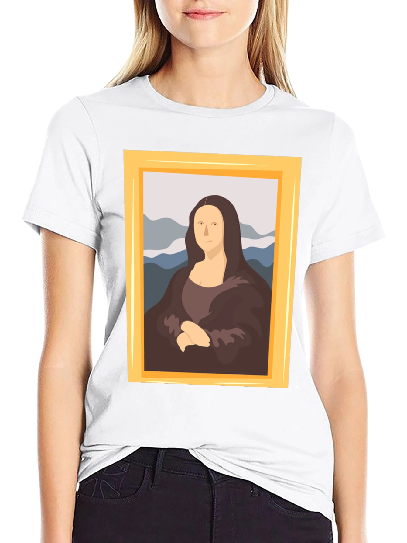 Mona Lisa Graphic Tee - Artistic Fashion Statement