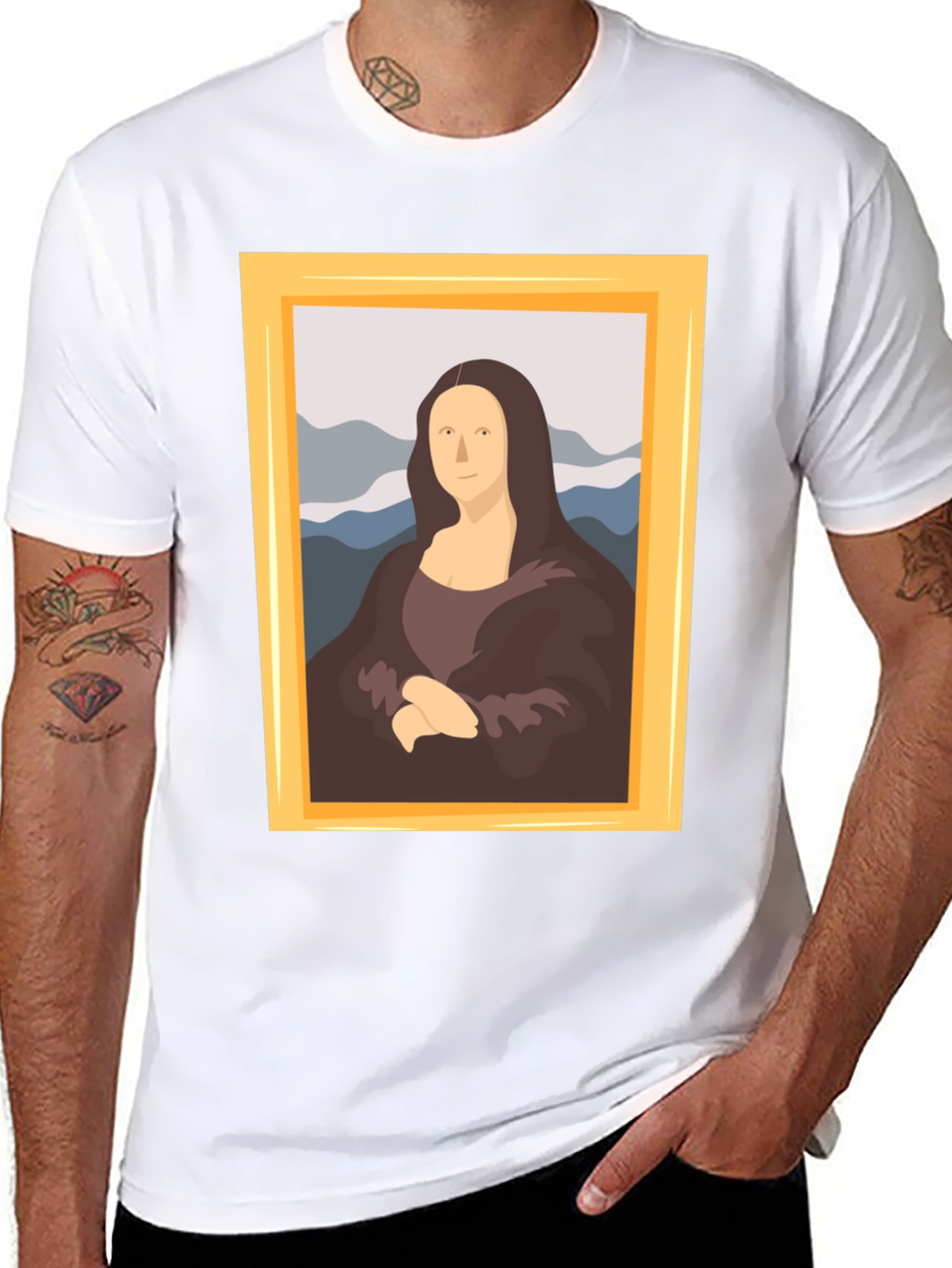 Mona Lisa Graphic Tee - Artistic Fashion Statement