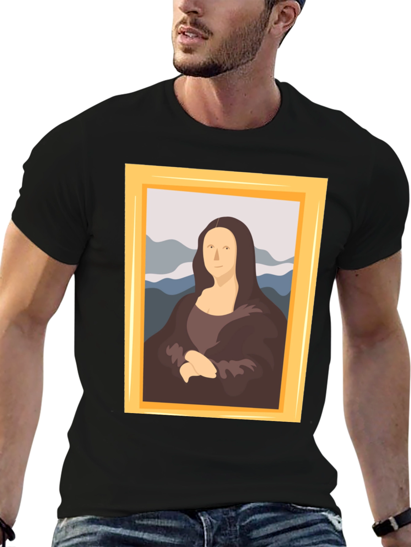 Mona Lisa Graphic Tee - Artistic Fashion Statement