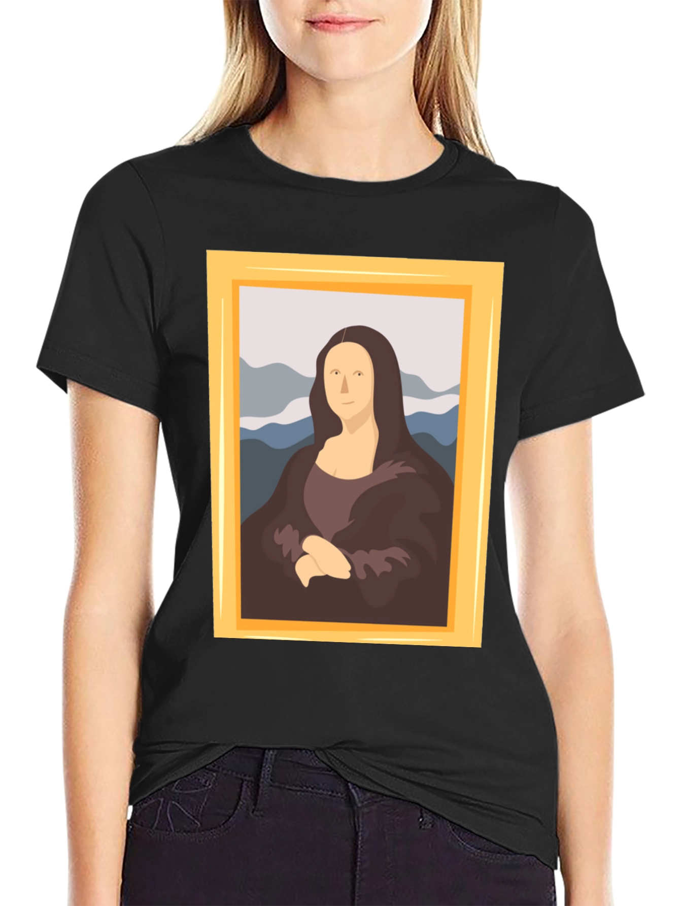 Mona Lisa Graphic Tee - Artistic Fashion Statement