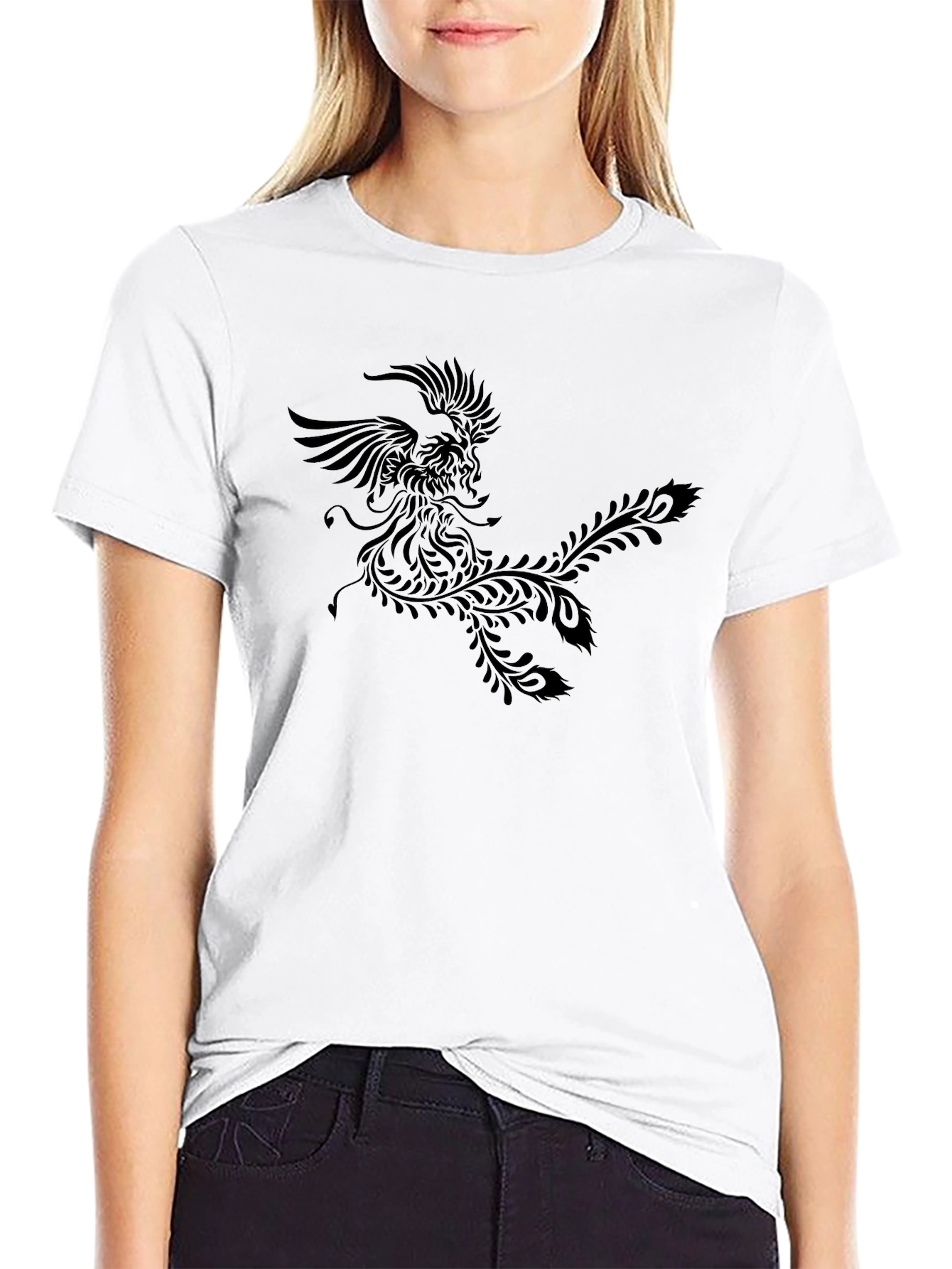 Phoenix Graphic Black T-Shirt