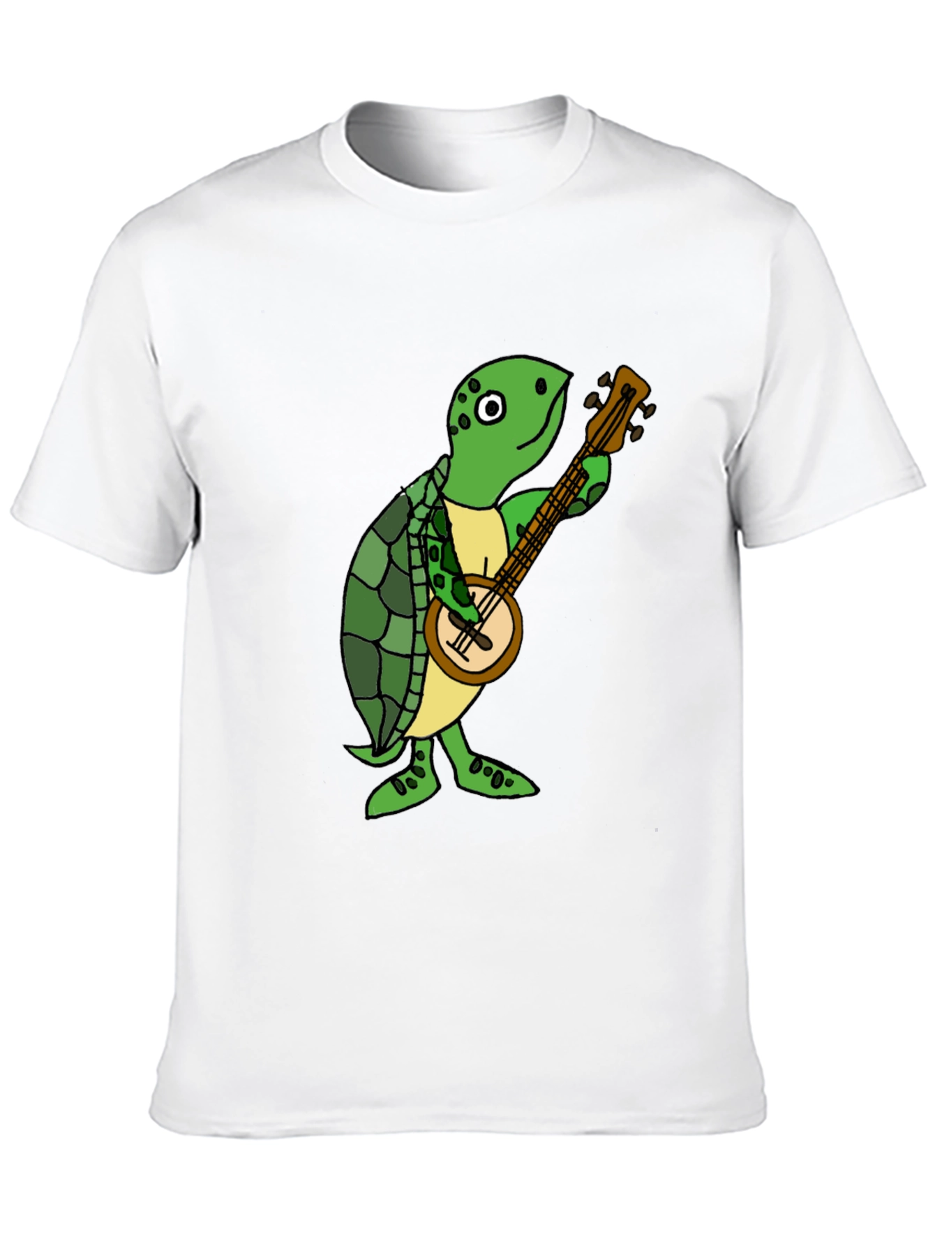 Turtle Banjo Player T-Shirt
