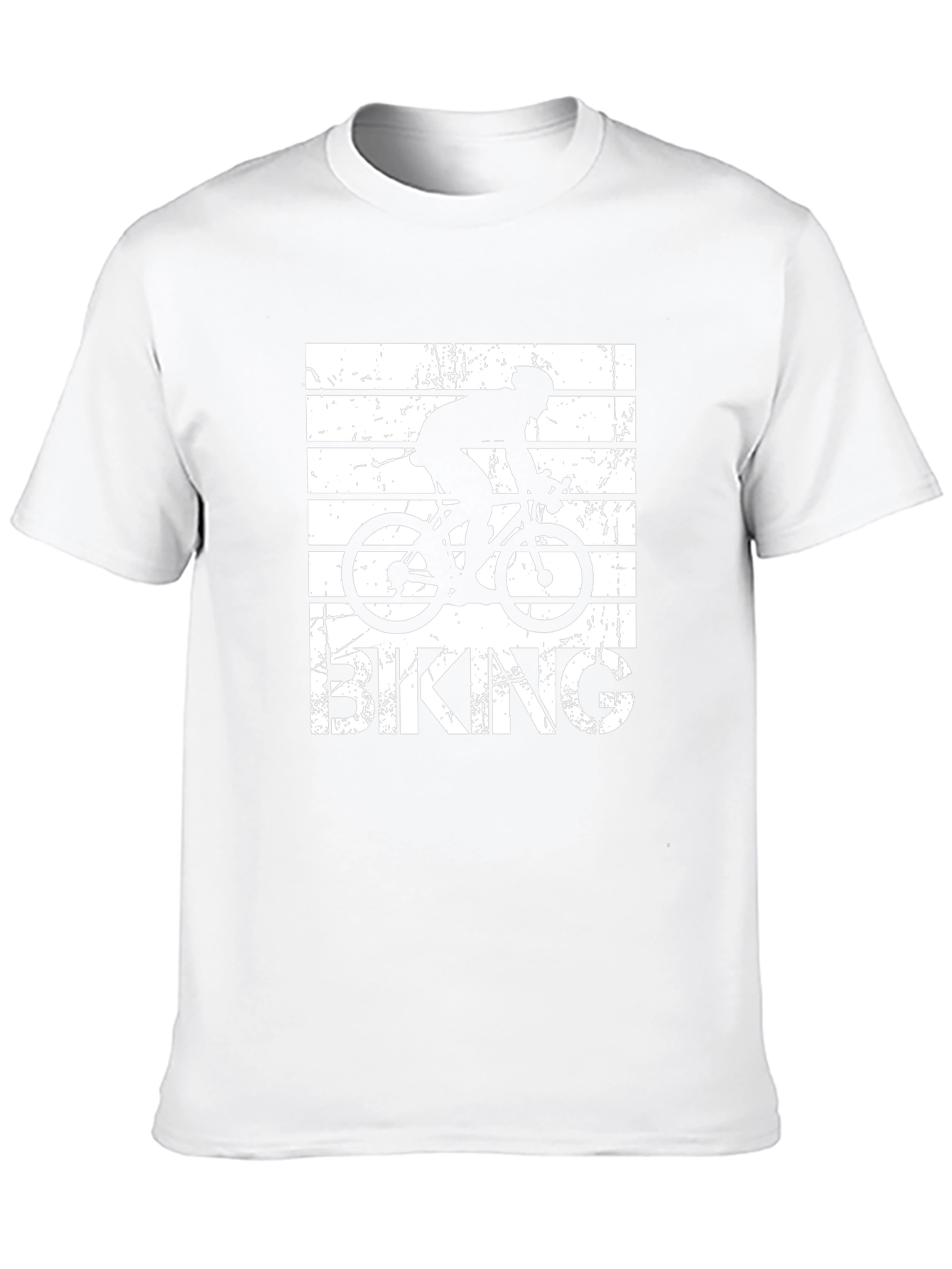 Biking Silhouette Graphic Tee - Cycling T-Shirt