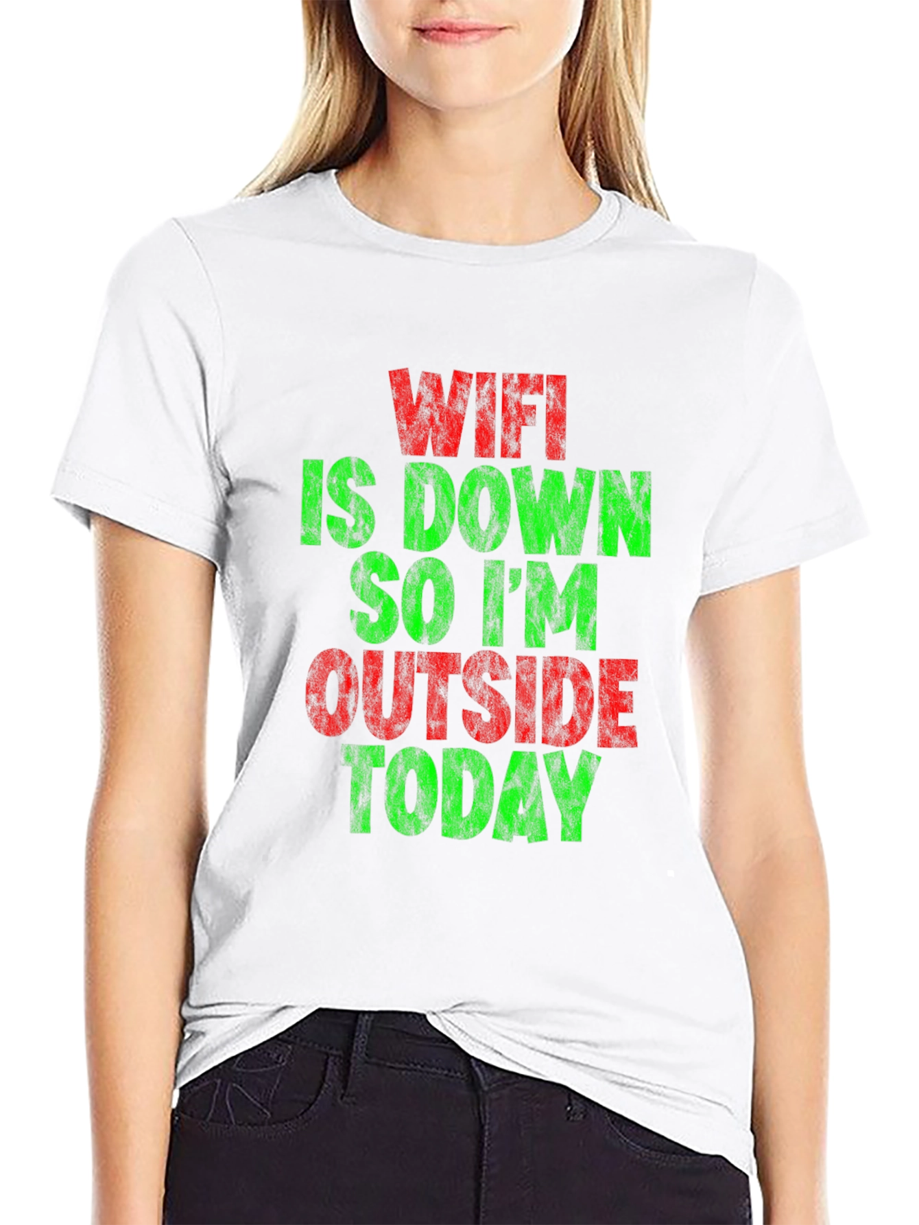 WiFi is Down Humor T-Shirt