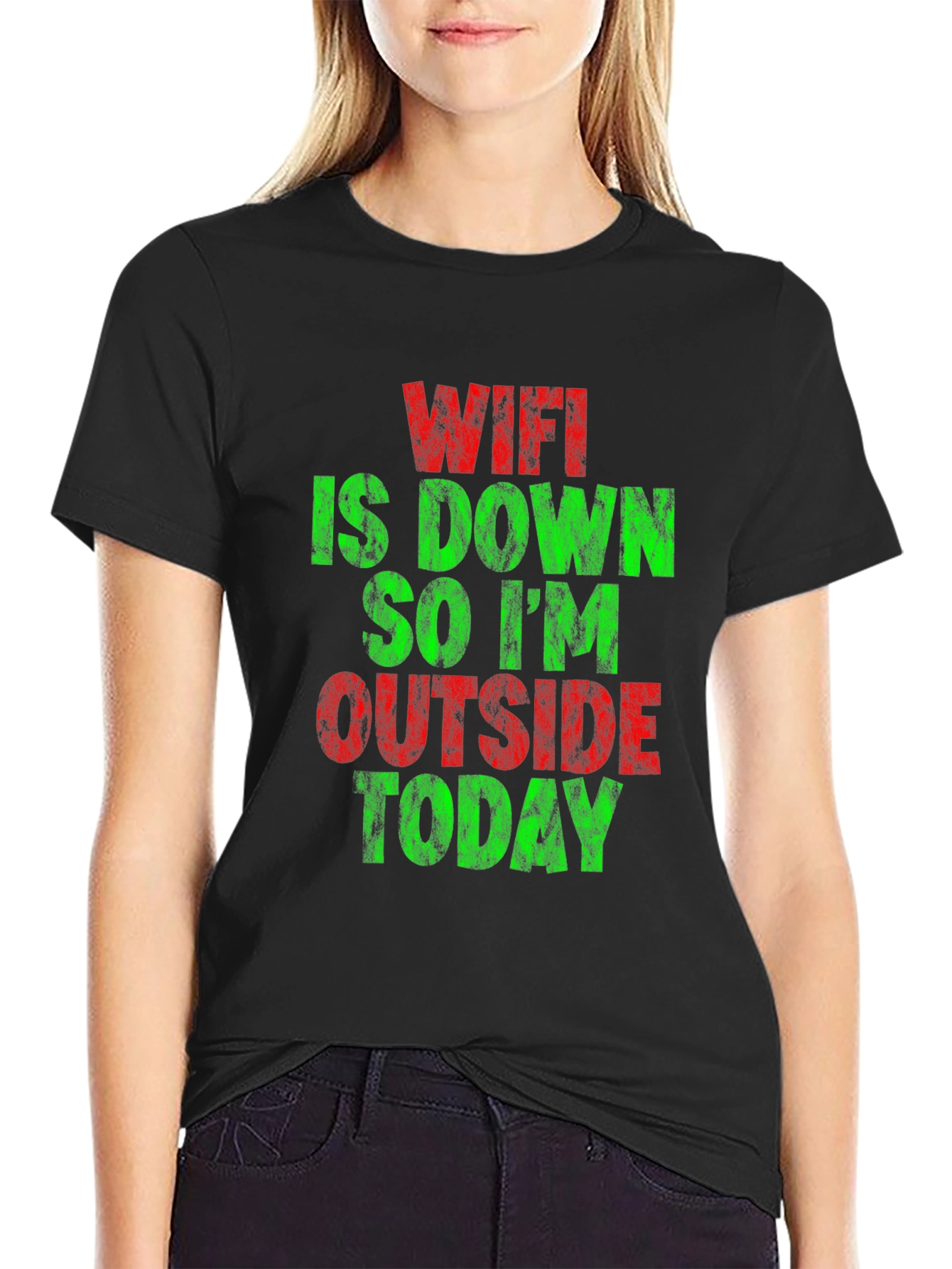 WiFi is Down Humor T-Shirt
