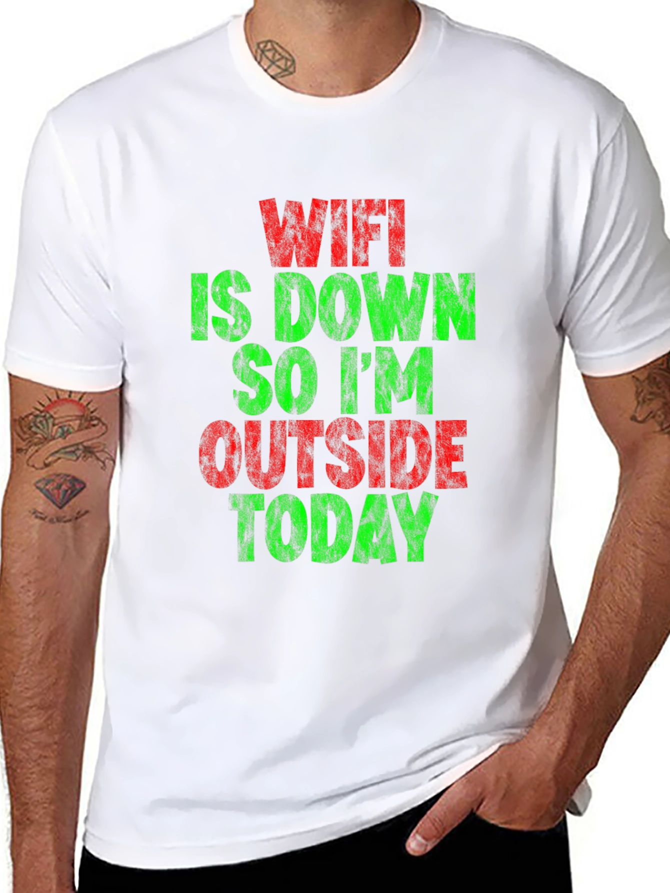 WiFi is Down Humor T-Shirt