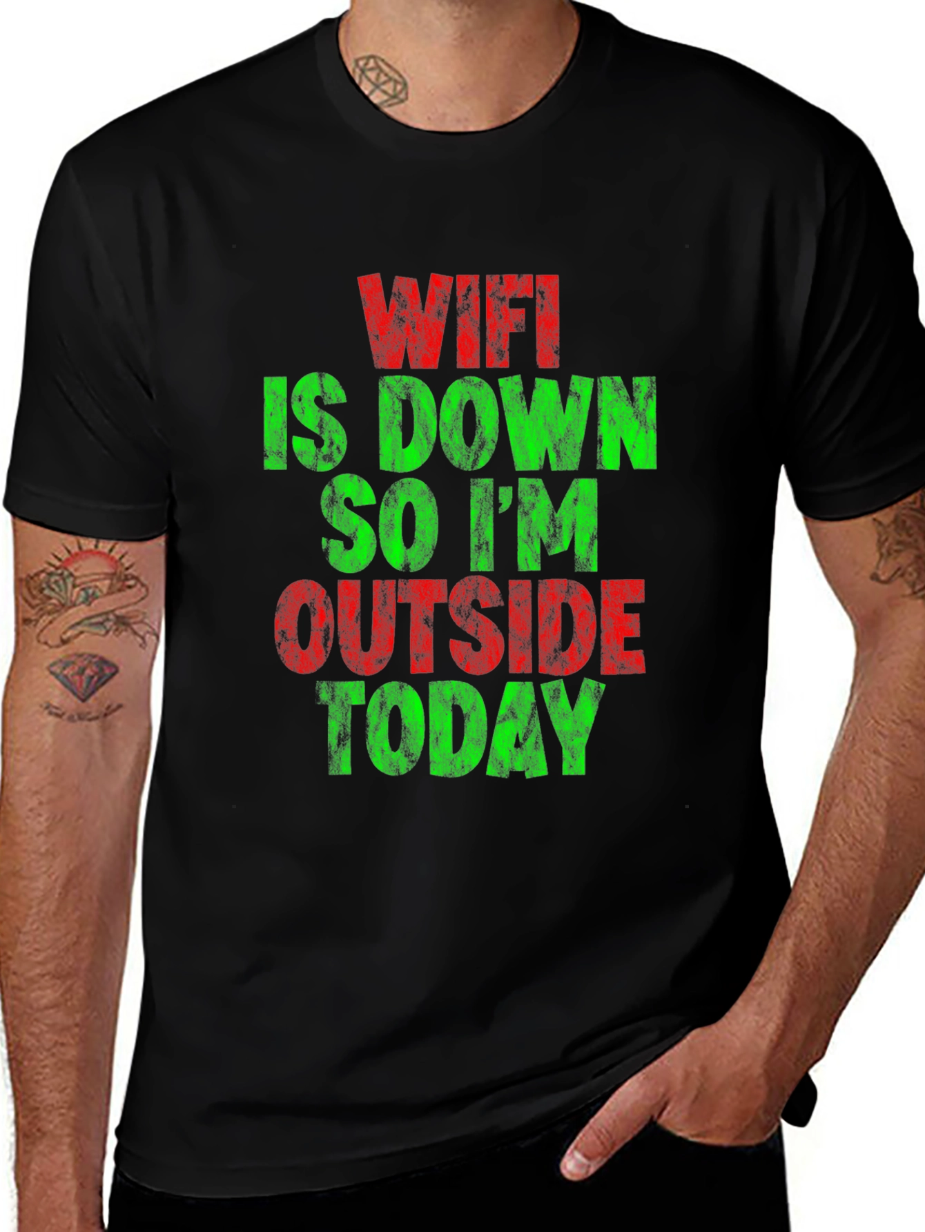 WiFi is Down Humor T-Shirt