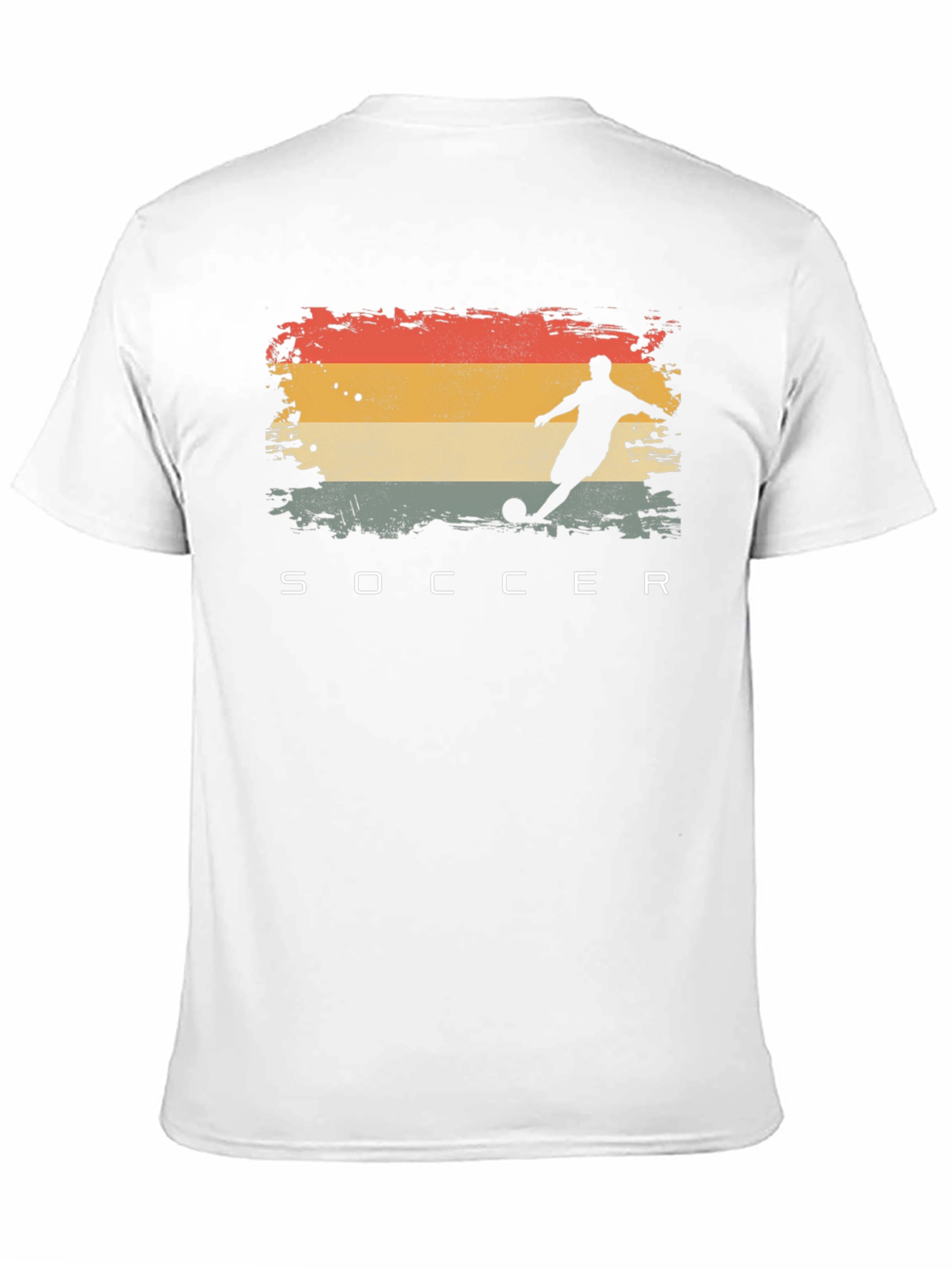 Retro Soccer Player Graphic T-Shirt