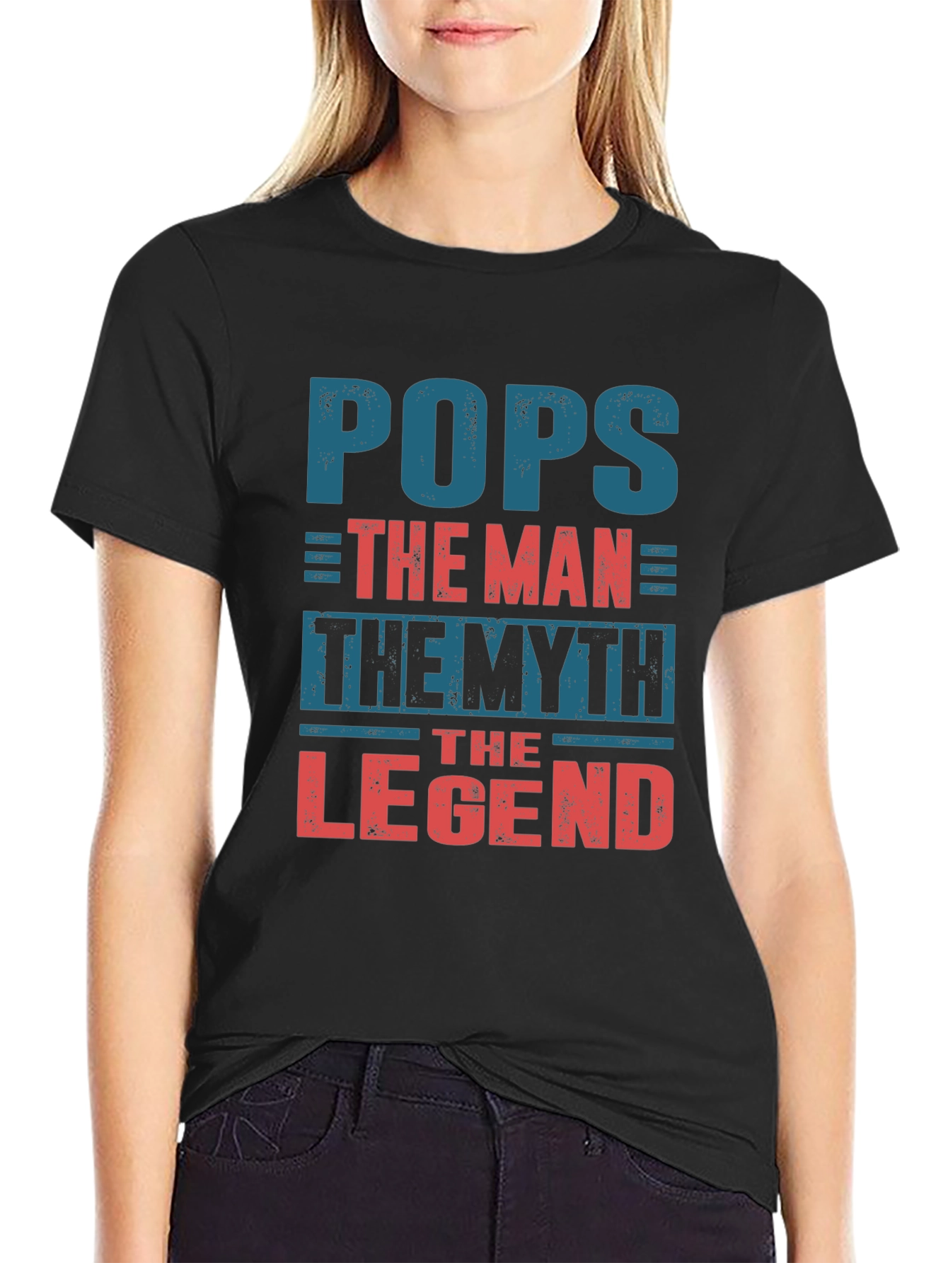 Pops The Man The Myth The Legend Graphic T-Shirt