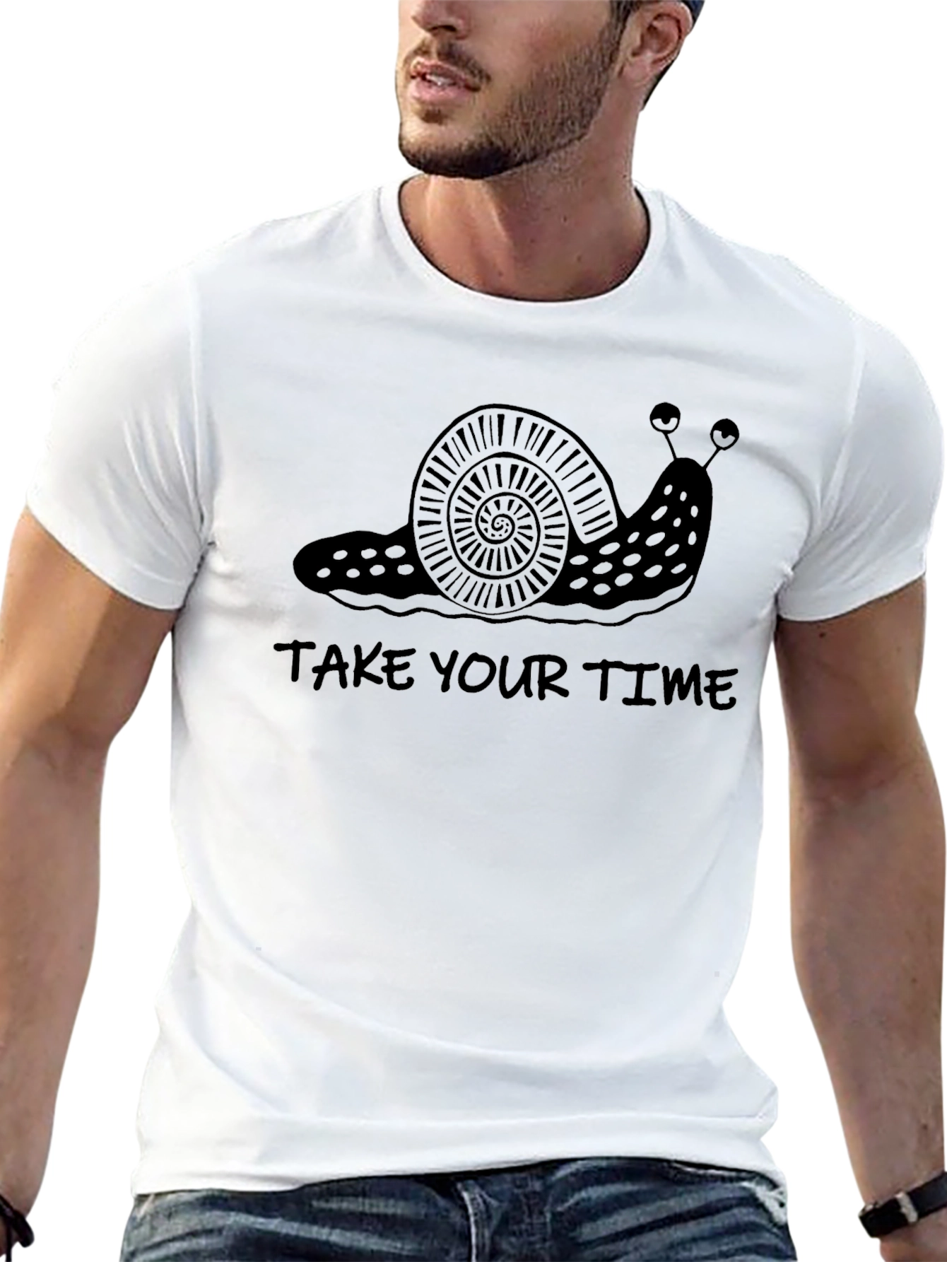 Take Your Time Snail Graphic Tee