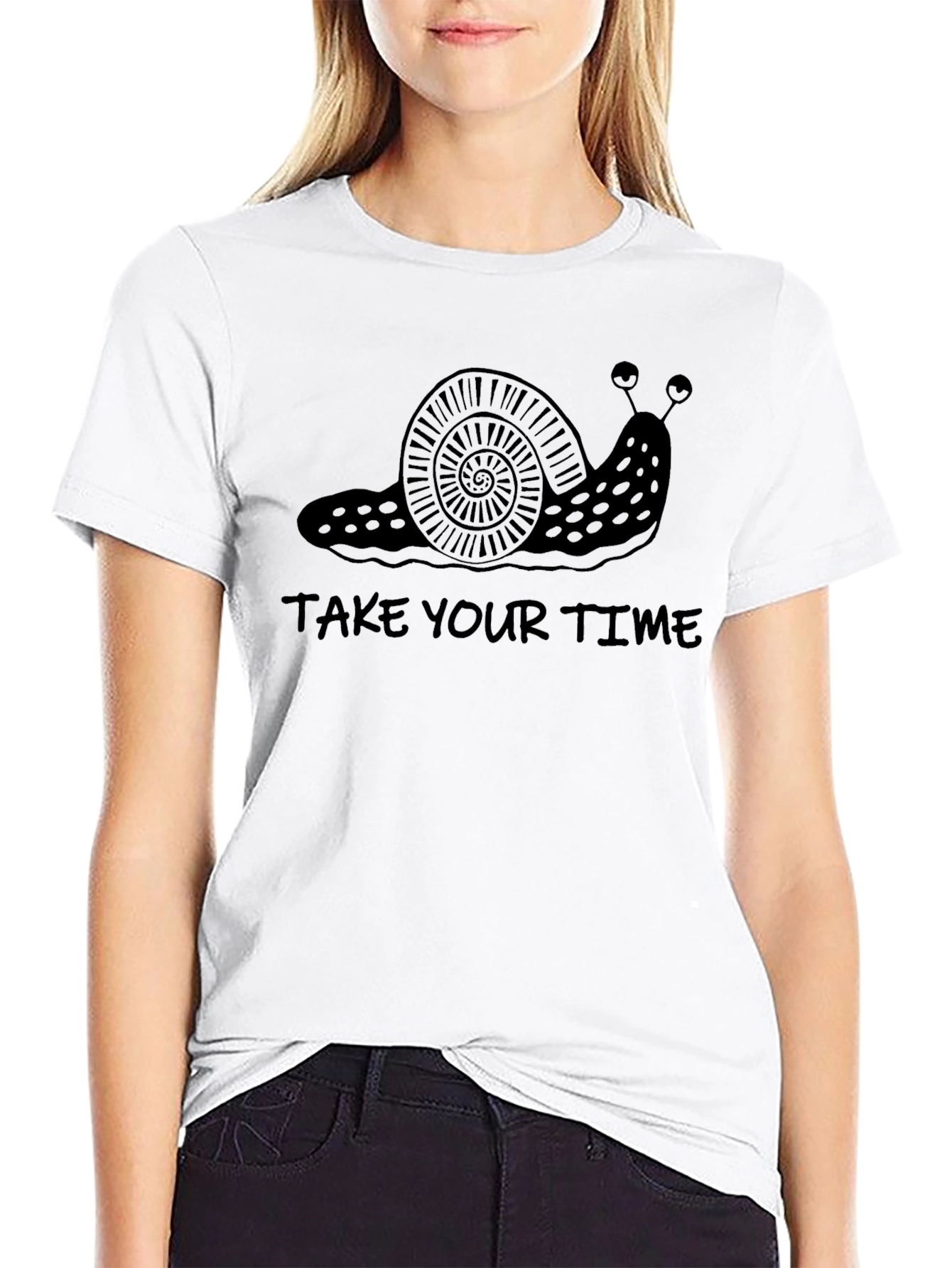 Take Your Time Snail Graphic Tee