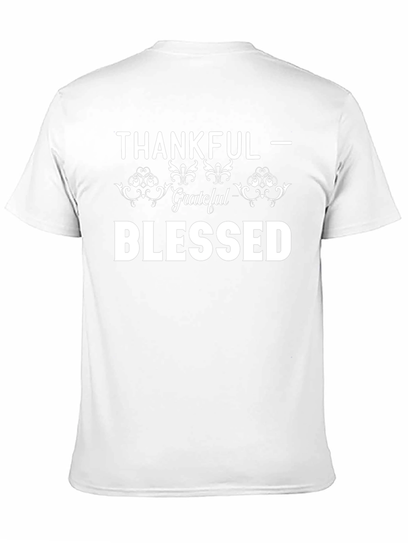 Thankful Grateful Blessed Graphic T-Shirt