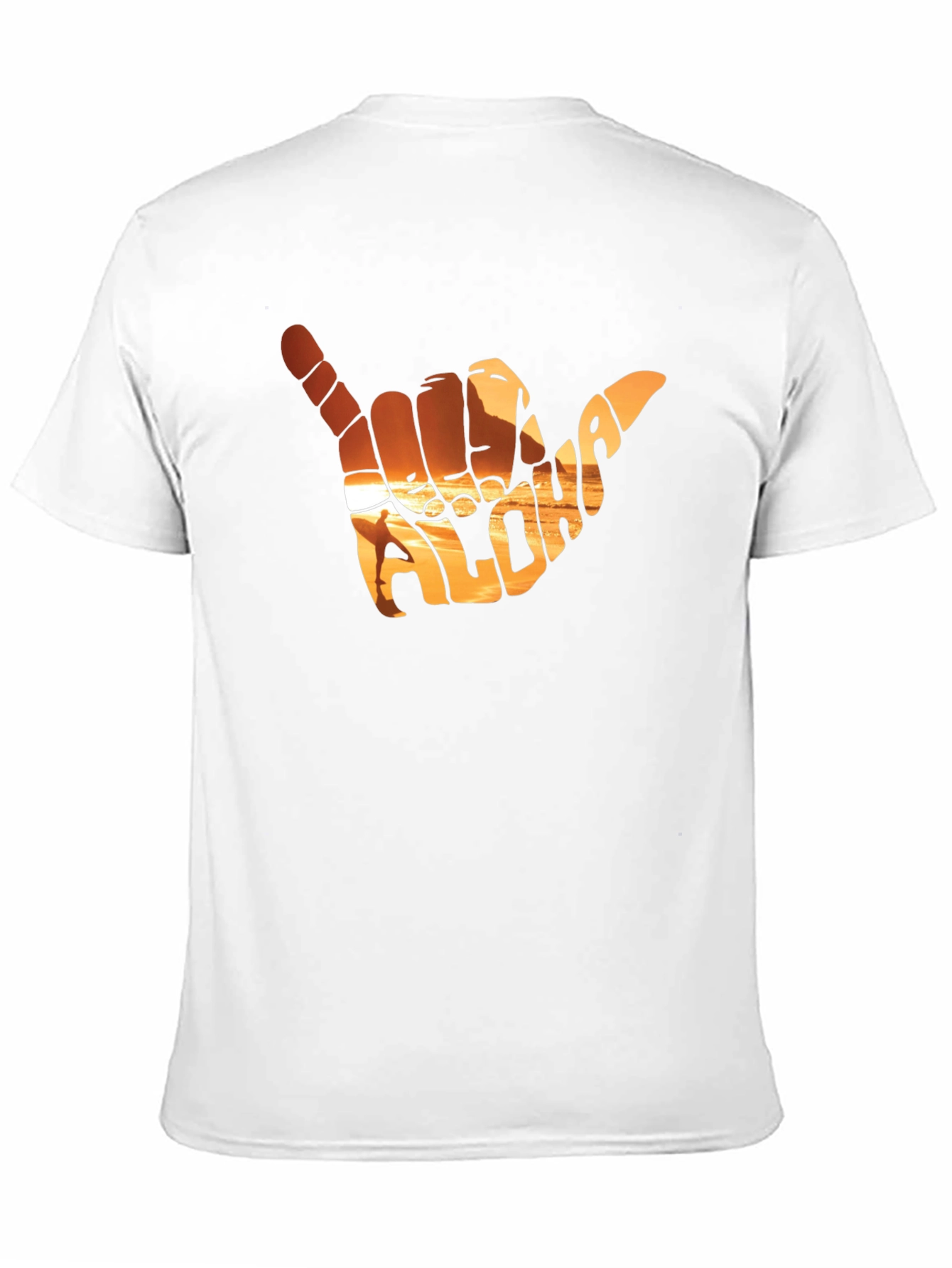 Aloha Shaka Hand T-Shirt - Sunset Graphic Tee