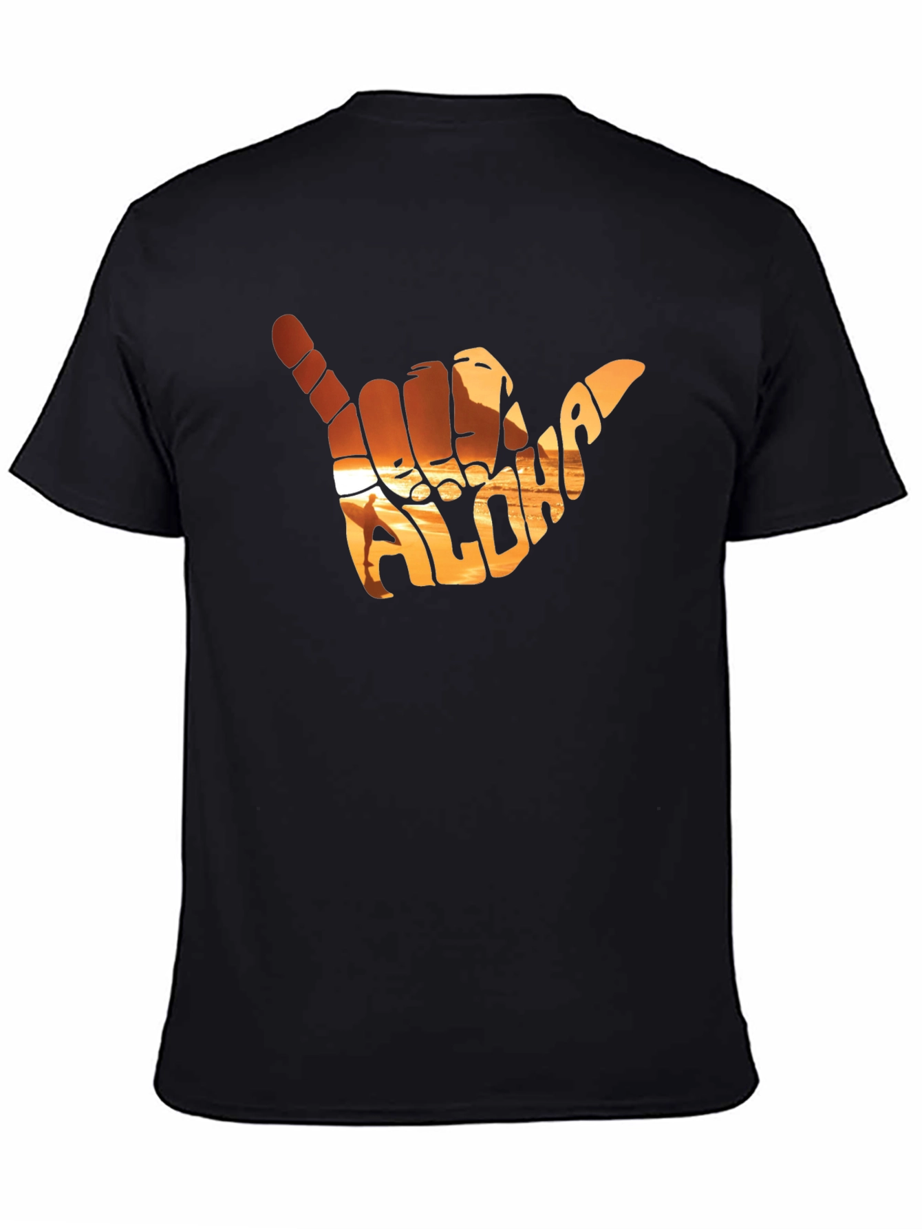 Aloha Shaka Hand T-Shirt - Sunset Graphic Tee