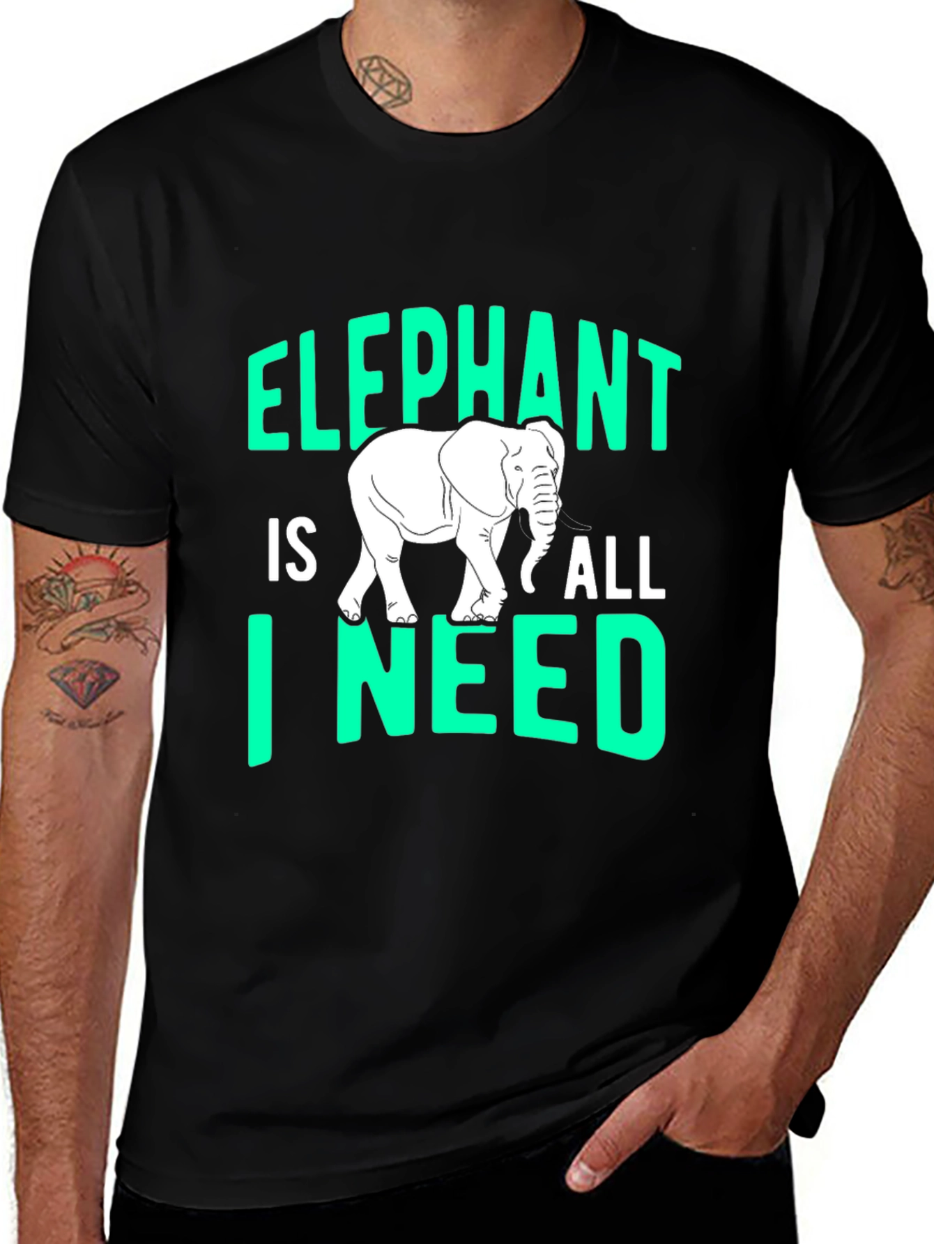 Elephant Lover T-Shirt - All I Need Tee