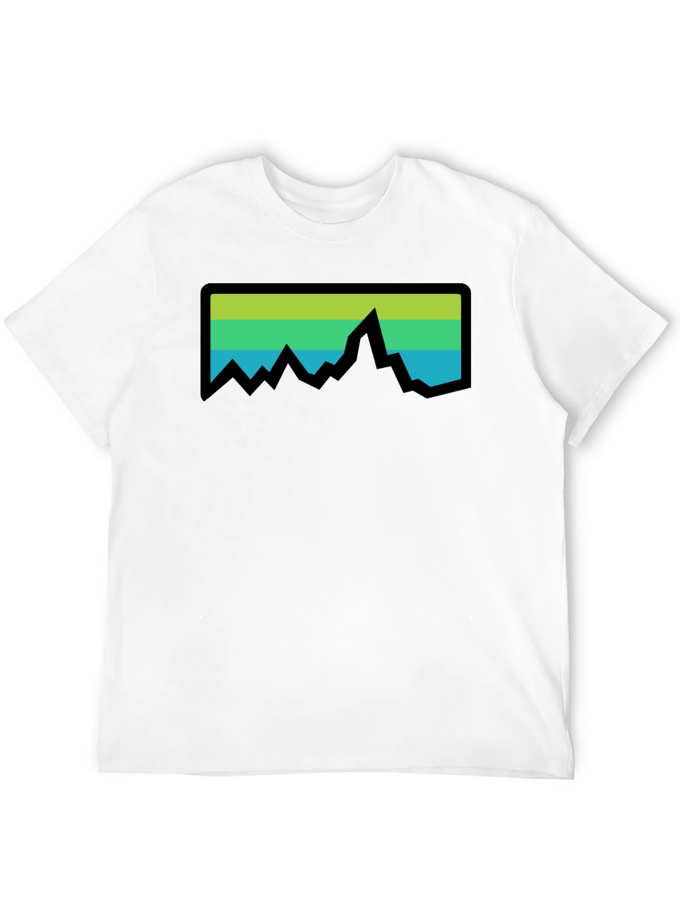 Mountain Range Graphic Tee - Black