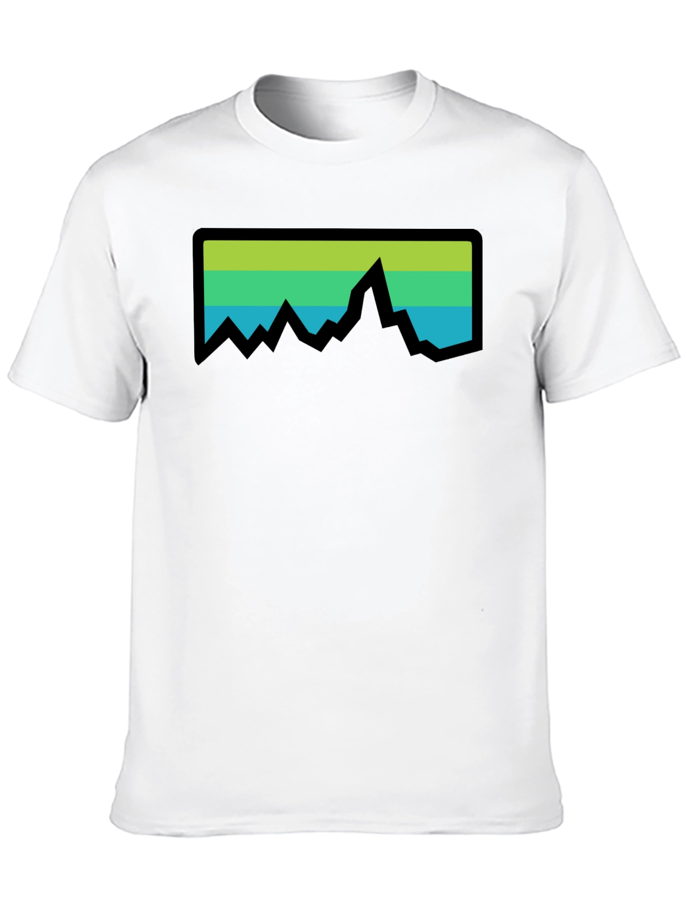 Mountain Range Graphic Tee - Black