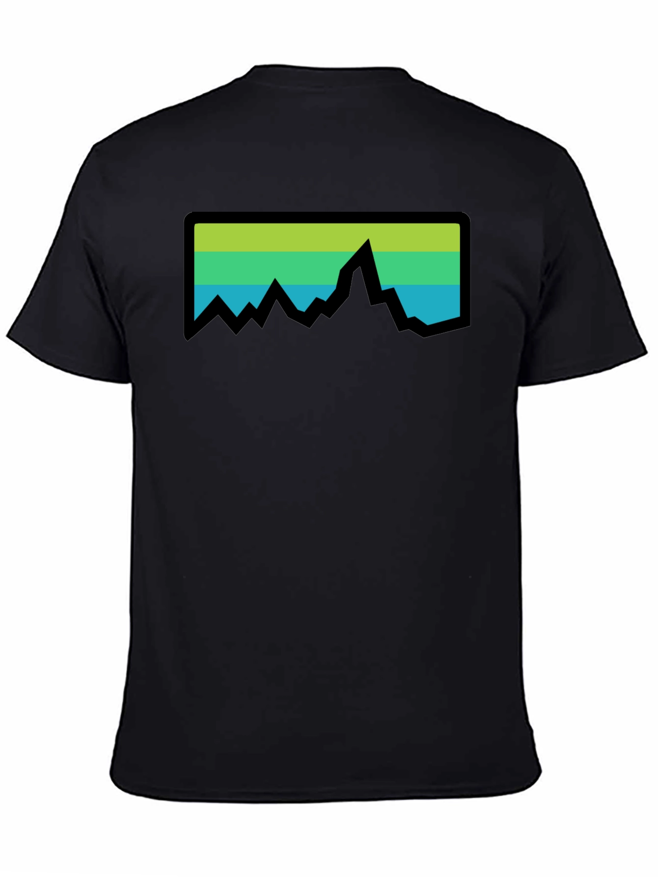 Mountain Range Graphic Tee - Black
