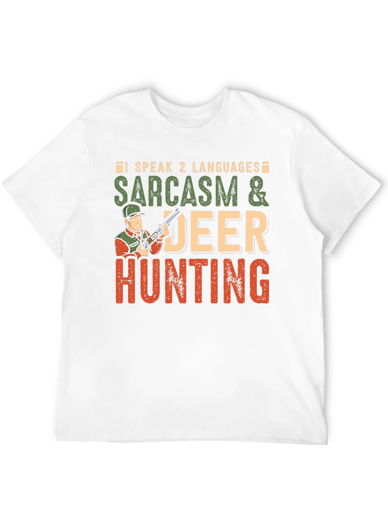 Sarcasm & Deer Hunting Graphic T-Shirt