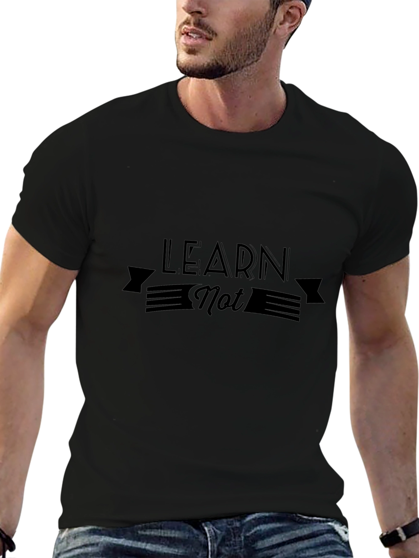 Learn Not Black T-Shirt - Funny Slogan Tee