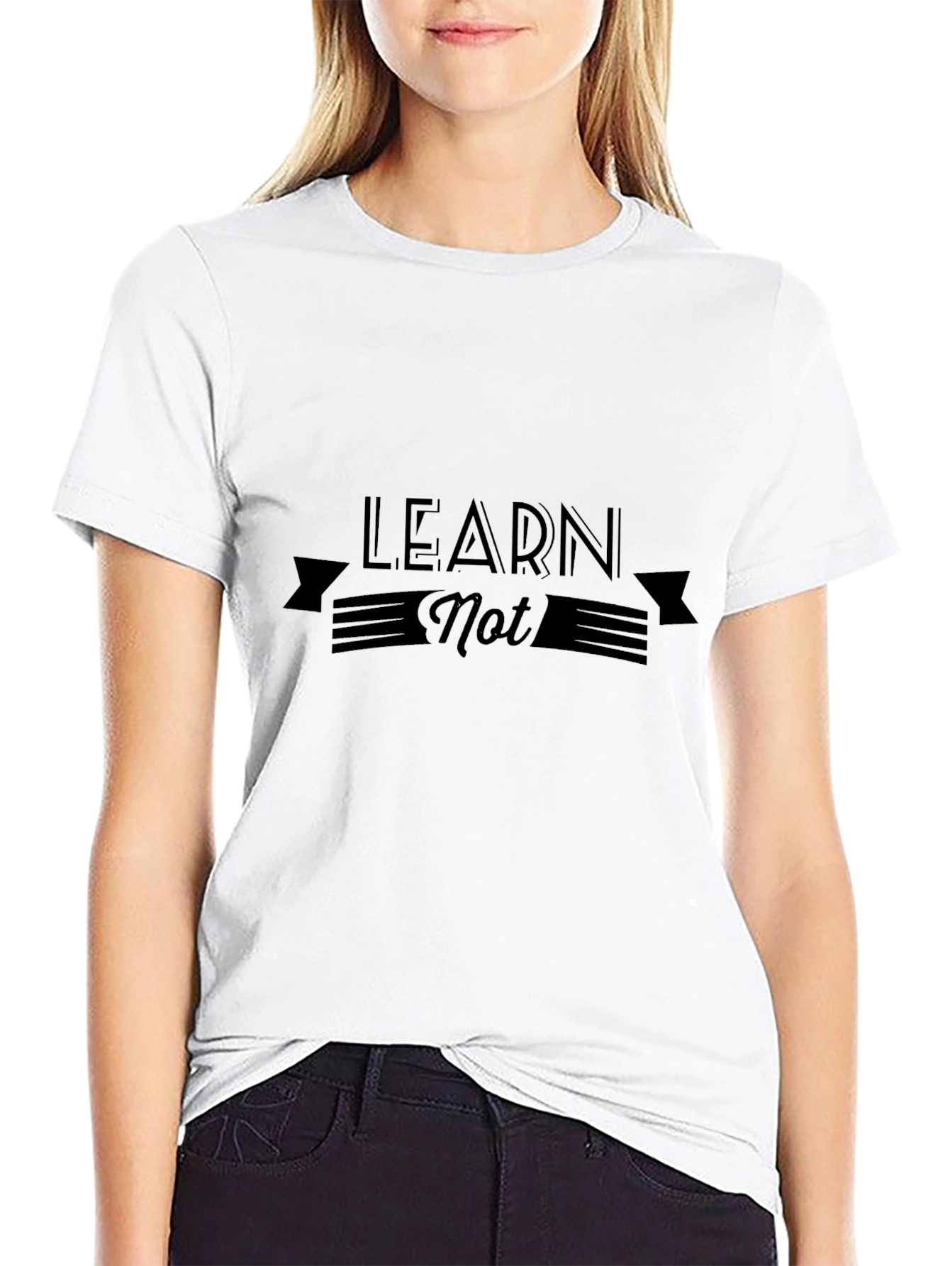 Learn Not Black T-Shirt - Funny Slogan Tee