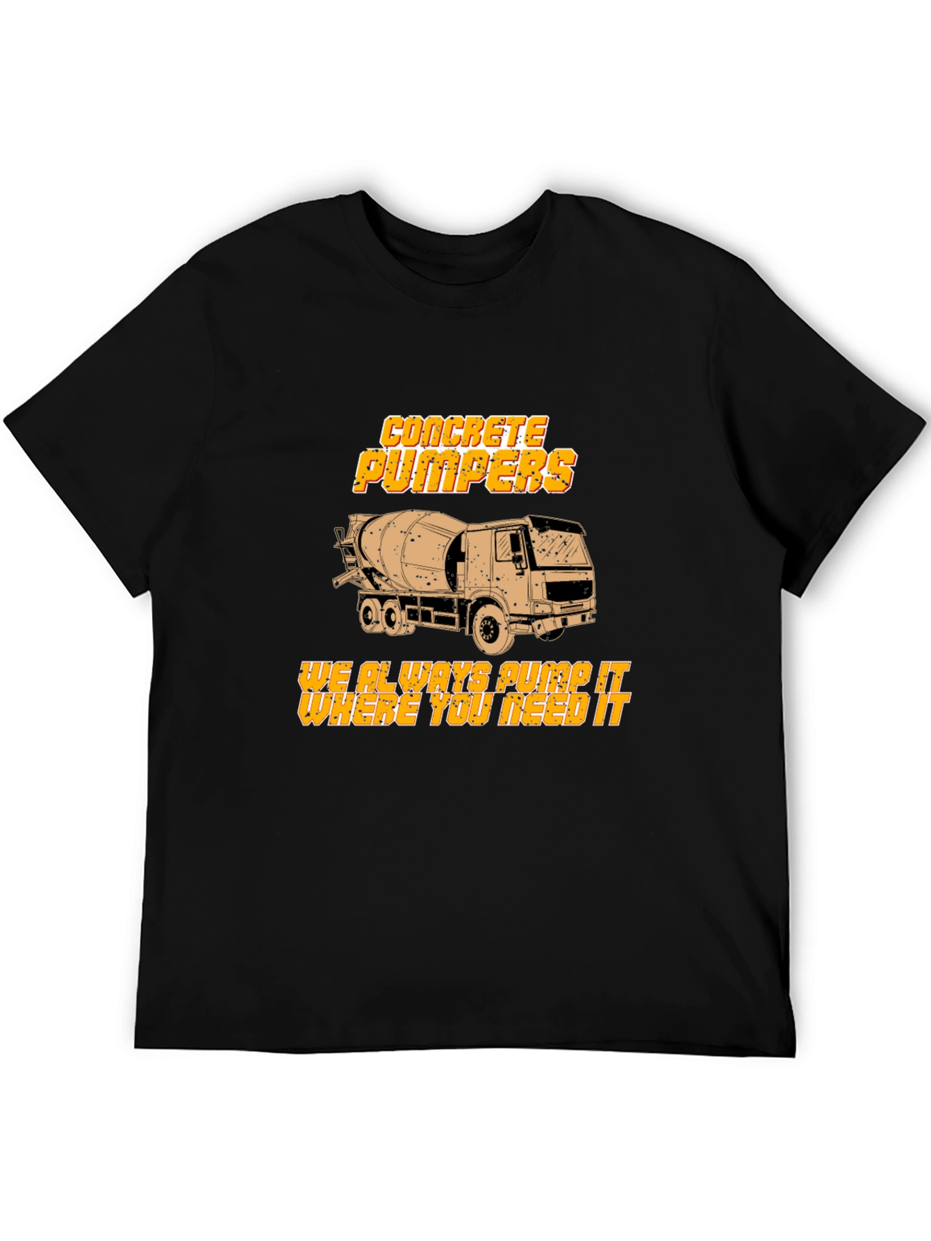 Concrete Pumpers T-Shirt - Heavy Duty Construction Apparel