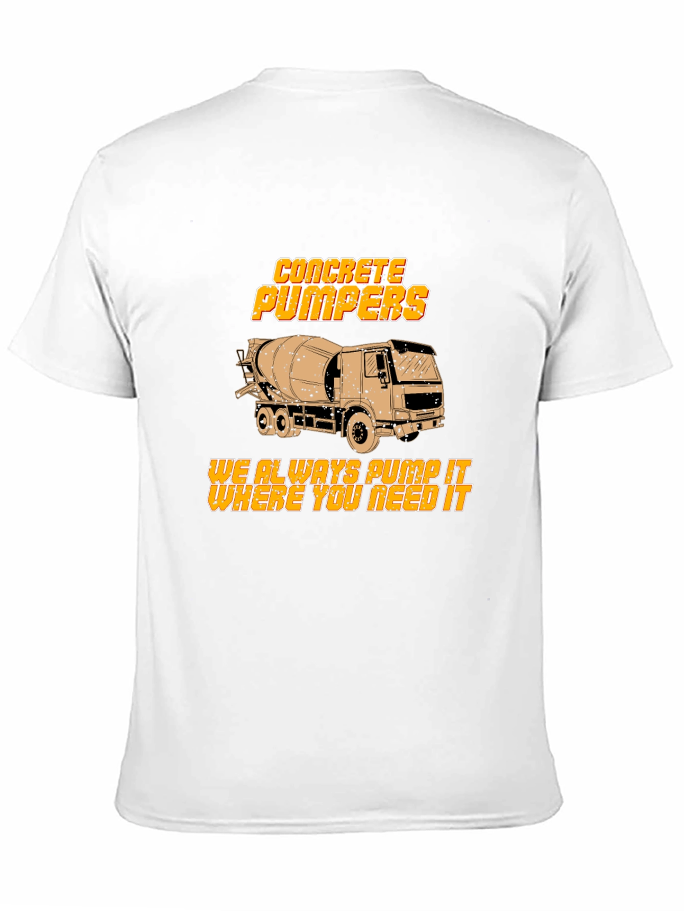 Concrete Pumpers T-Shirt - Heavy Duty Construction Apparel
